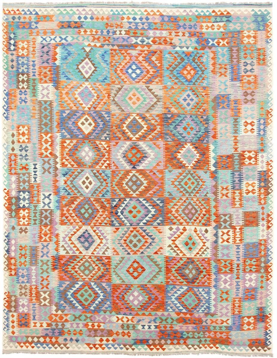 Orientteppich Kelim Afghan Heritage 301x388 Handgewebter Moderner Orientteppich, Nain Trading, rechteckig, Höhe: 3 mm