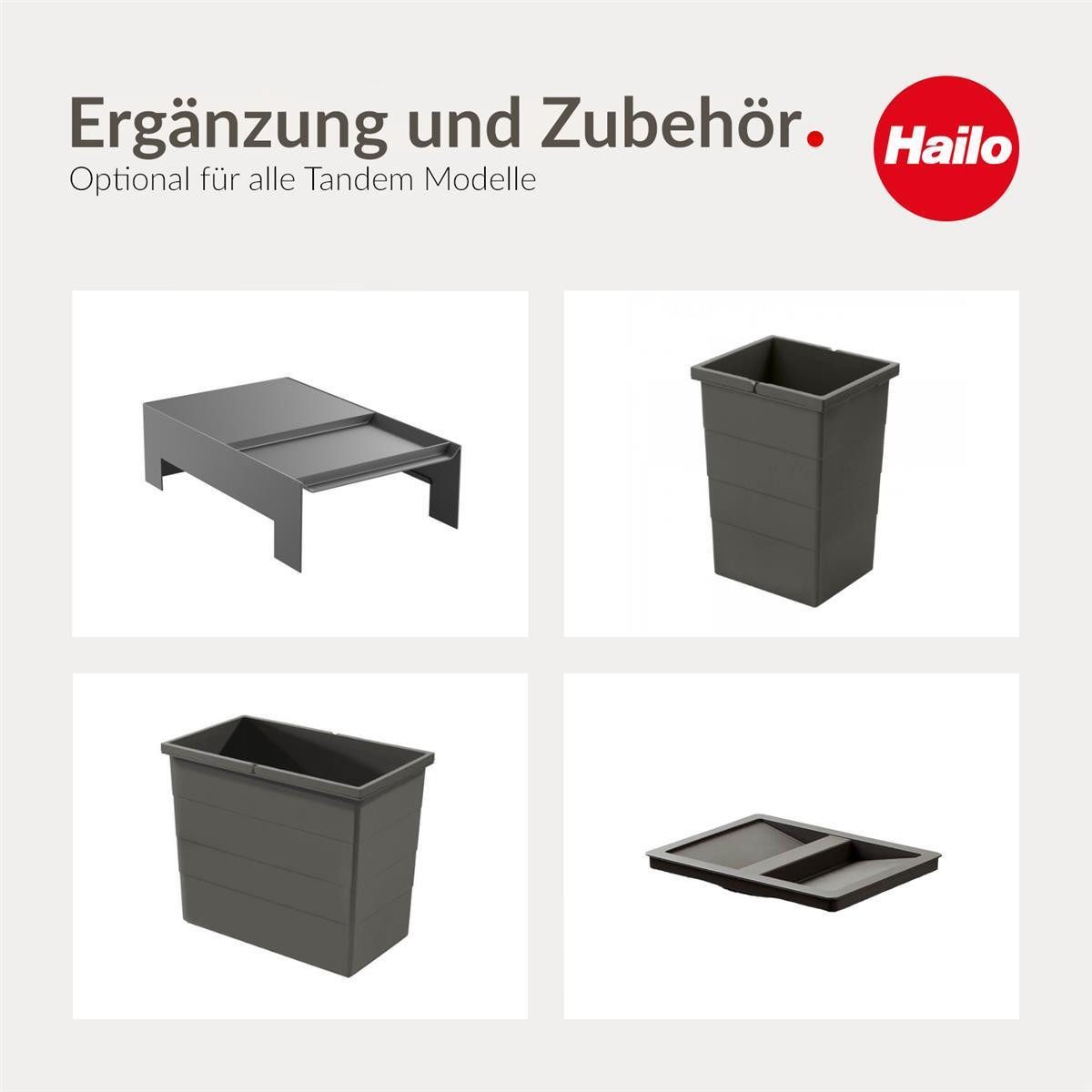 Hailo Einbaumülleimer Hailo Abfallsammler 3666911 Einbau SingleBox 28 Liter – Bild 5 von 5