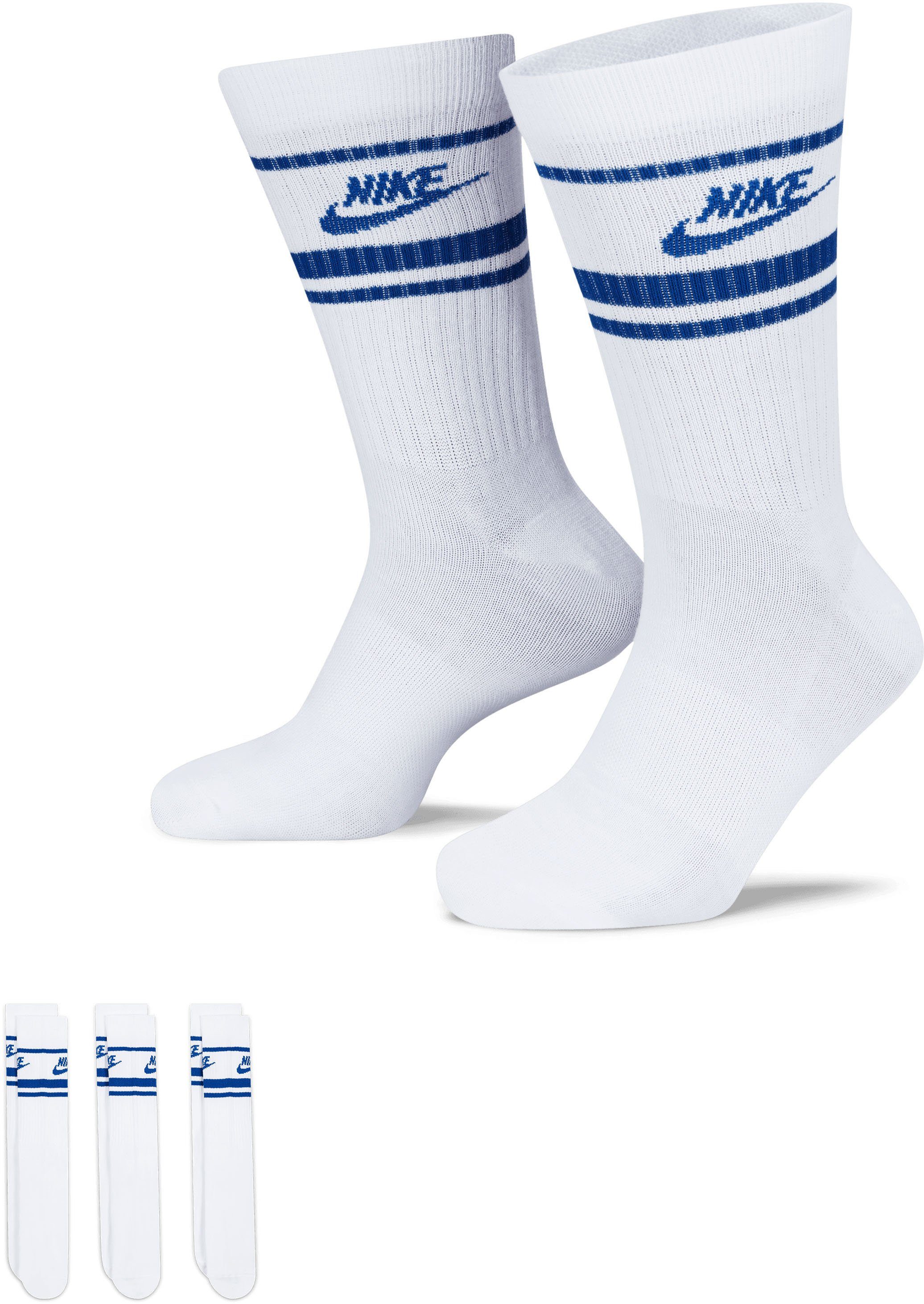 Nike Sportswear Спортивні шкарпетки Everyday Essential Crew Socks (Pairs) (Packung, 3-Paar)