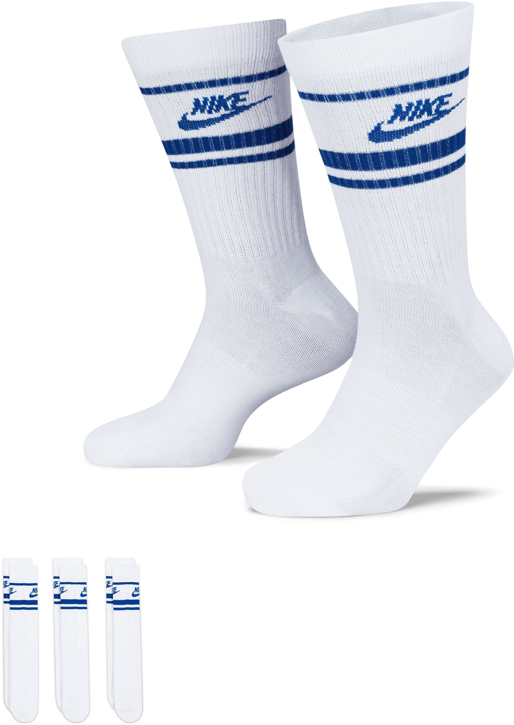 Nike Sportswear Sportsocken Everyday Essential Crew Socks (Pairs) (Packung,  3-Paar)