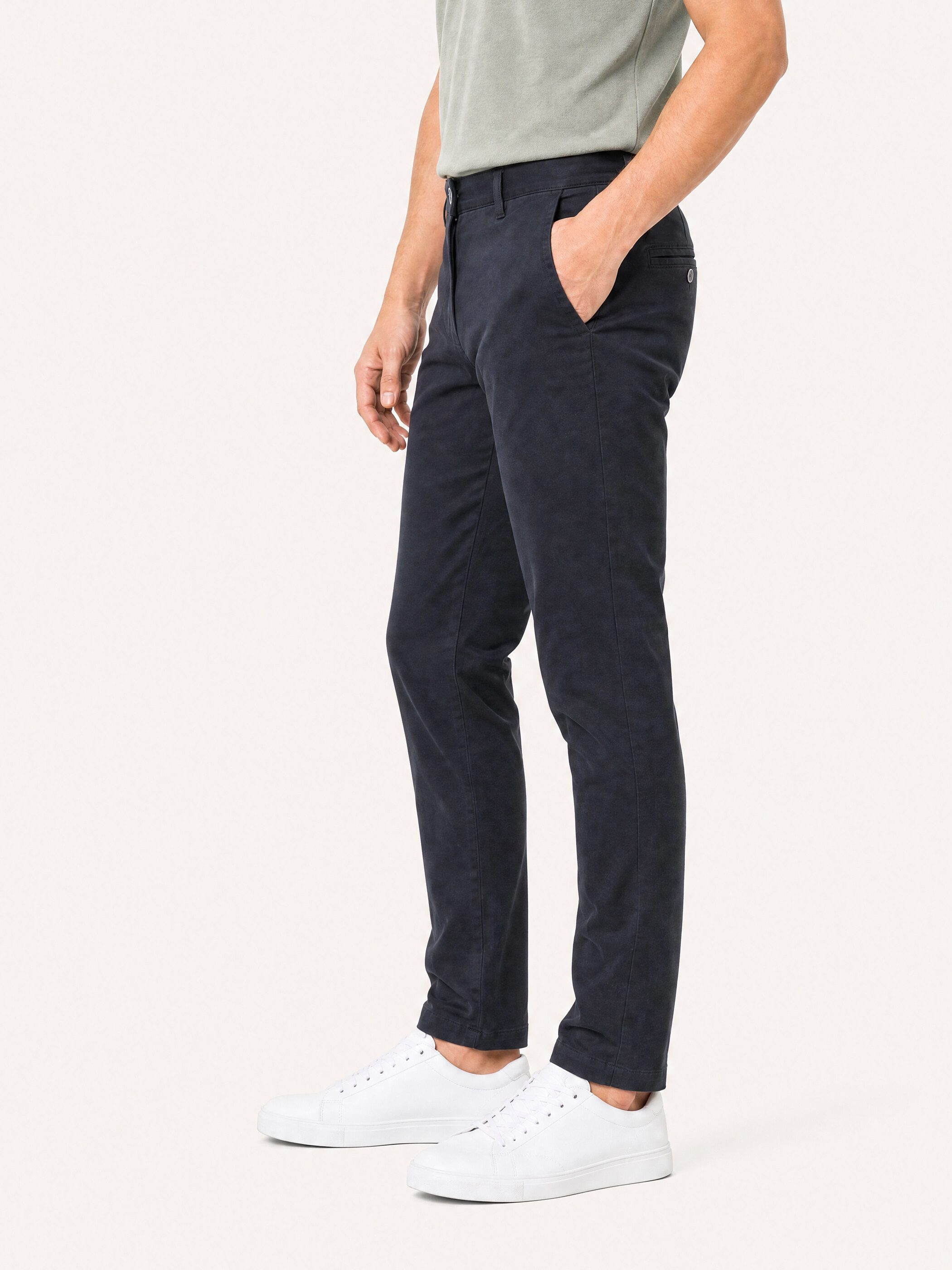 Yazubi Chinohose elegante Chino Hose mit Stretch Slim Fit Herren Hosen für Männer, Stoffhosen & Chinohosen, Herrenhosen – Bild 4 von 5