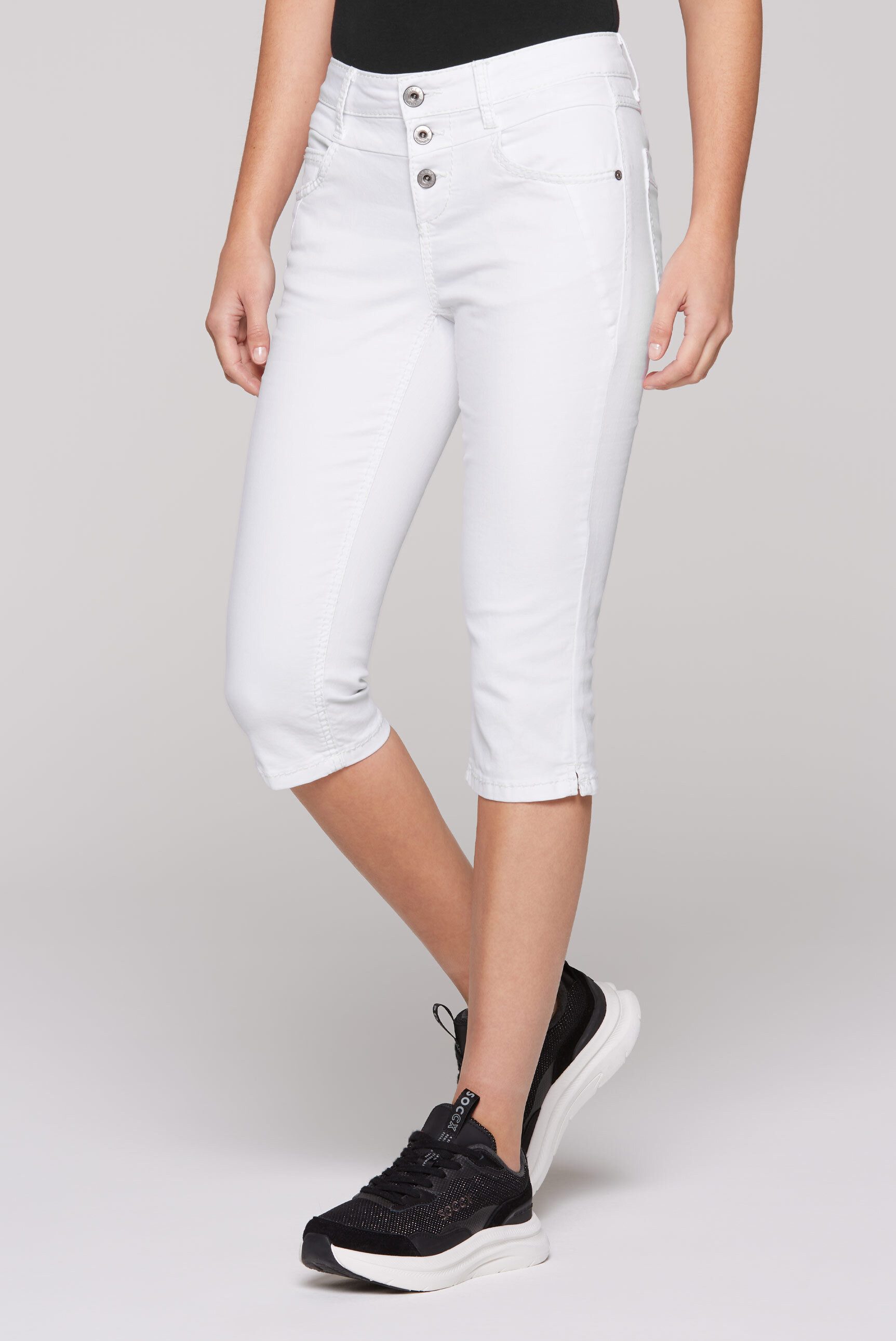 SOCCX Jeansshorts mit Ziernähten günstig online kaufen