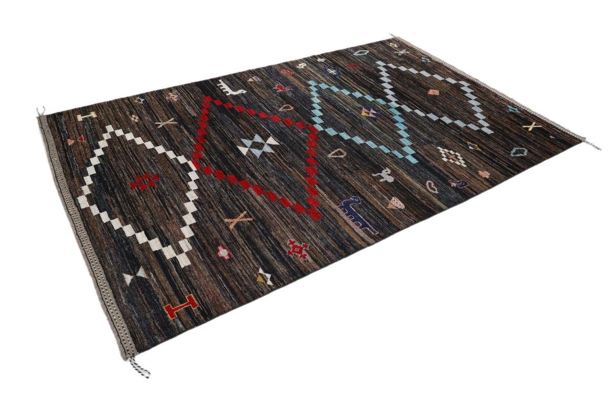 Orientteppich mm rechteckig, Moderner 10 Höhe: Berber Orientteppich, 194x308 Trading, Nain Ghashghai Handgeknüpfter