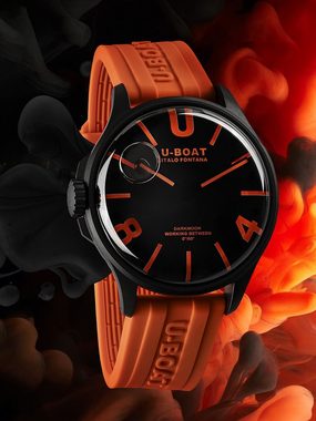 U-Boat Sportuhr U-Boat 9538 Darkmoon Orange IPB Herrenuhr 44mm 5AT