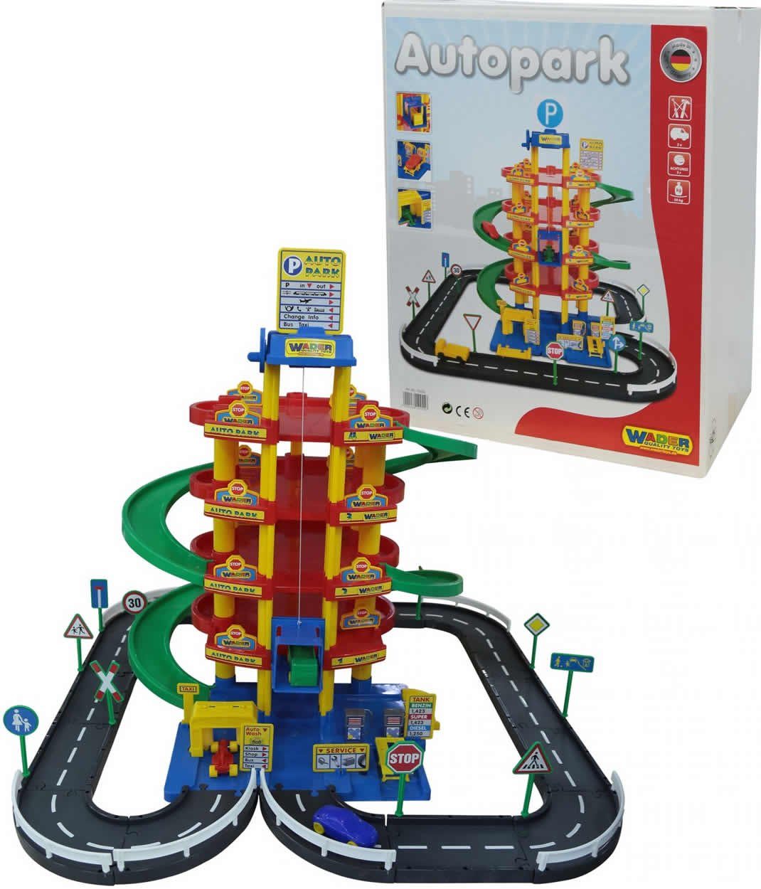 WADER QUALITY TOYS Spielzeug-Auto Garage Parkhaus günstig online kaufen