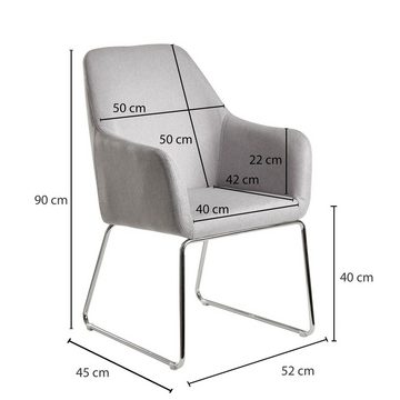 KADIMA DESIGN Esszimmerstuhl Design Küchenstuhl ISONZETAL - Komfort & Stabilität