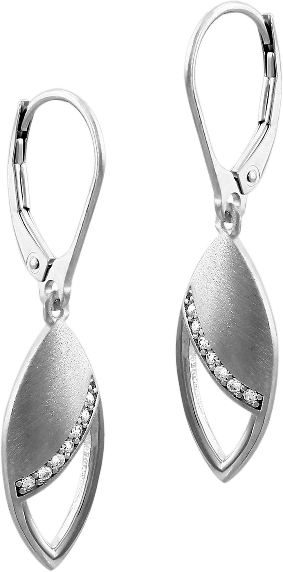 SilberDream Paar Ohrhänger SilberDream weiß Tropfen Ohrringe Silber (Ohrhän günstig online kaufen
