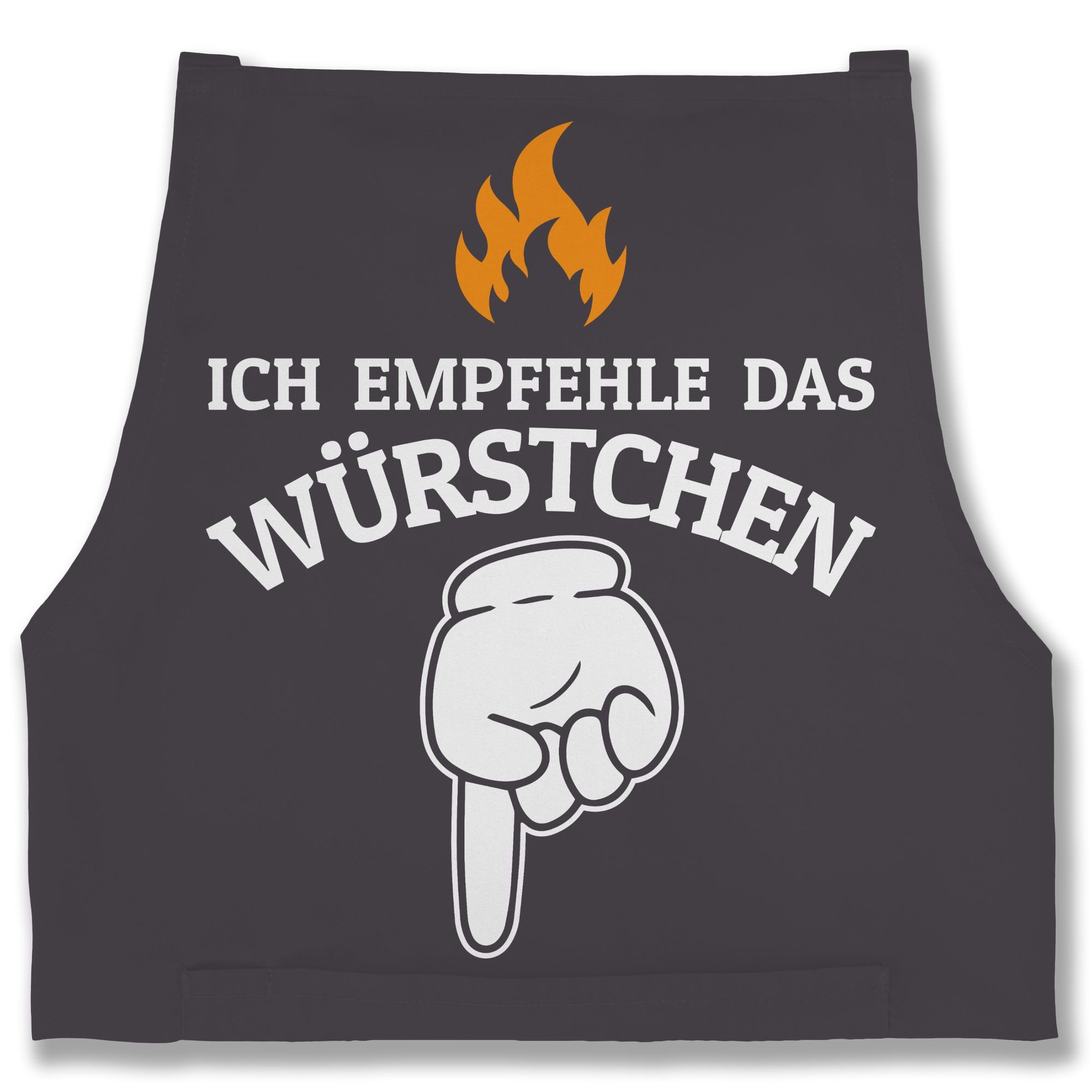 Shirtracer Kochschürze Ich empfehle das Würstchen günstig online kaufen