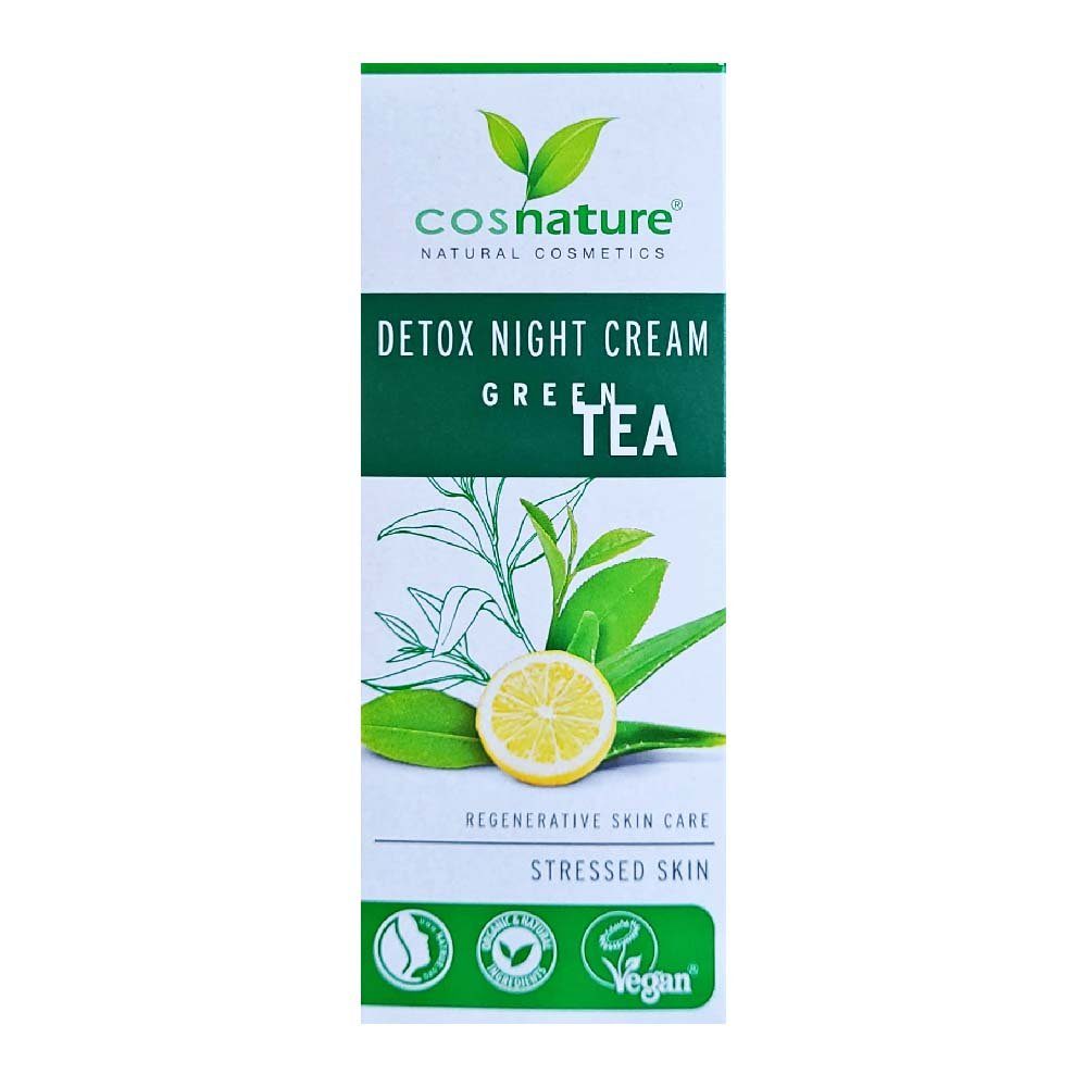 Gesichtspflege Cosnature Nachtcreme Detox Grüner Tee Bio 50 ml