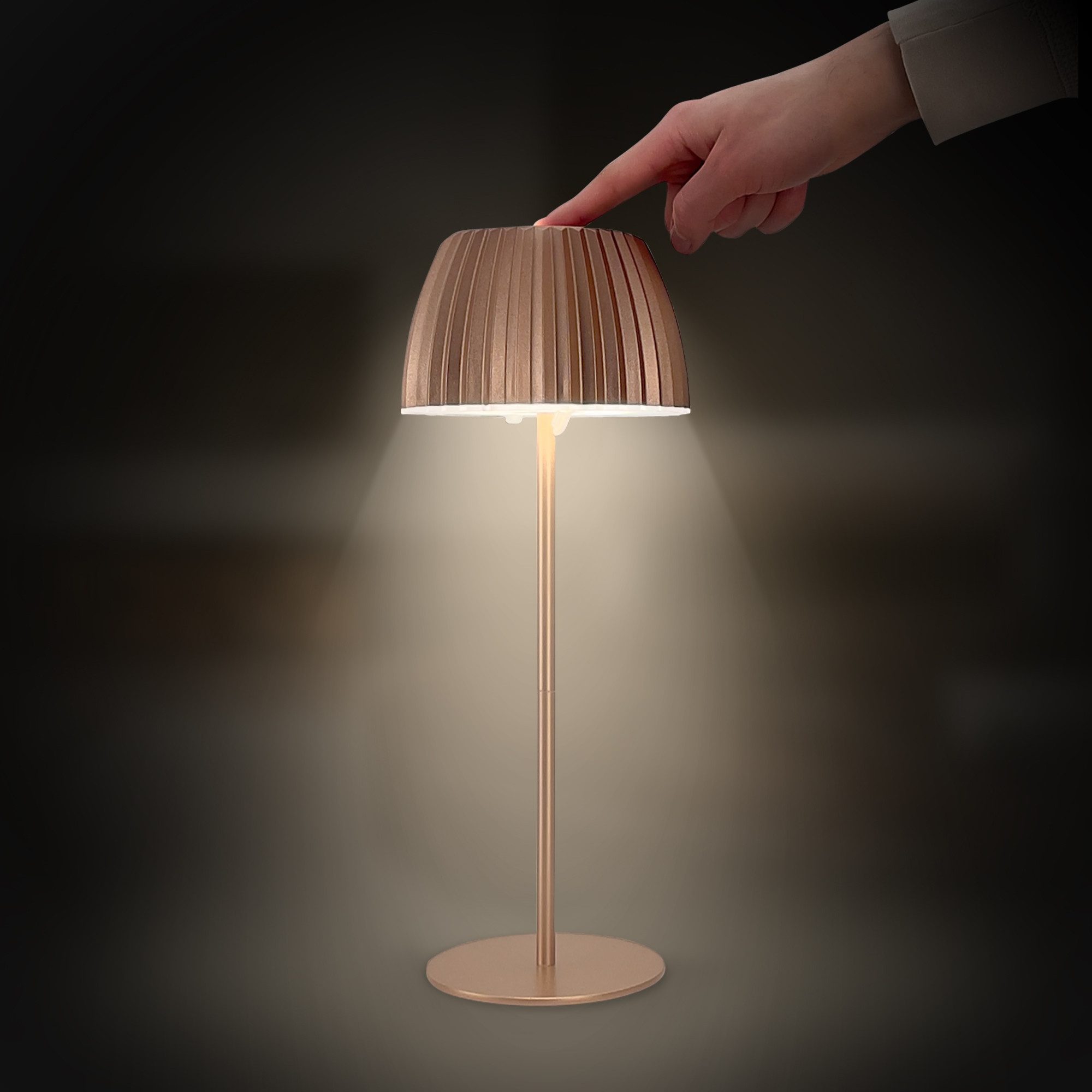 Briloner Leuchten LED Tischleuchte Akku LED Tischleuchte, LED fest integriert – Bild 4 von 5