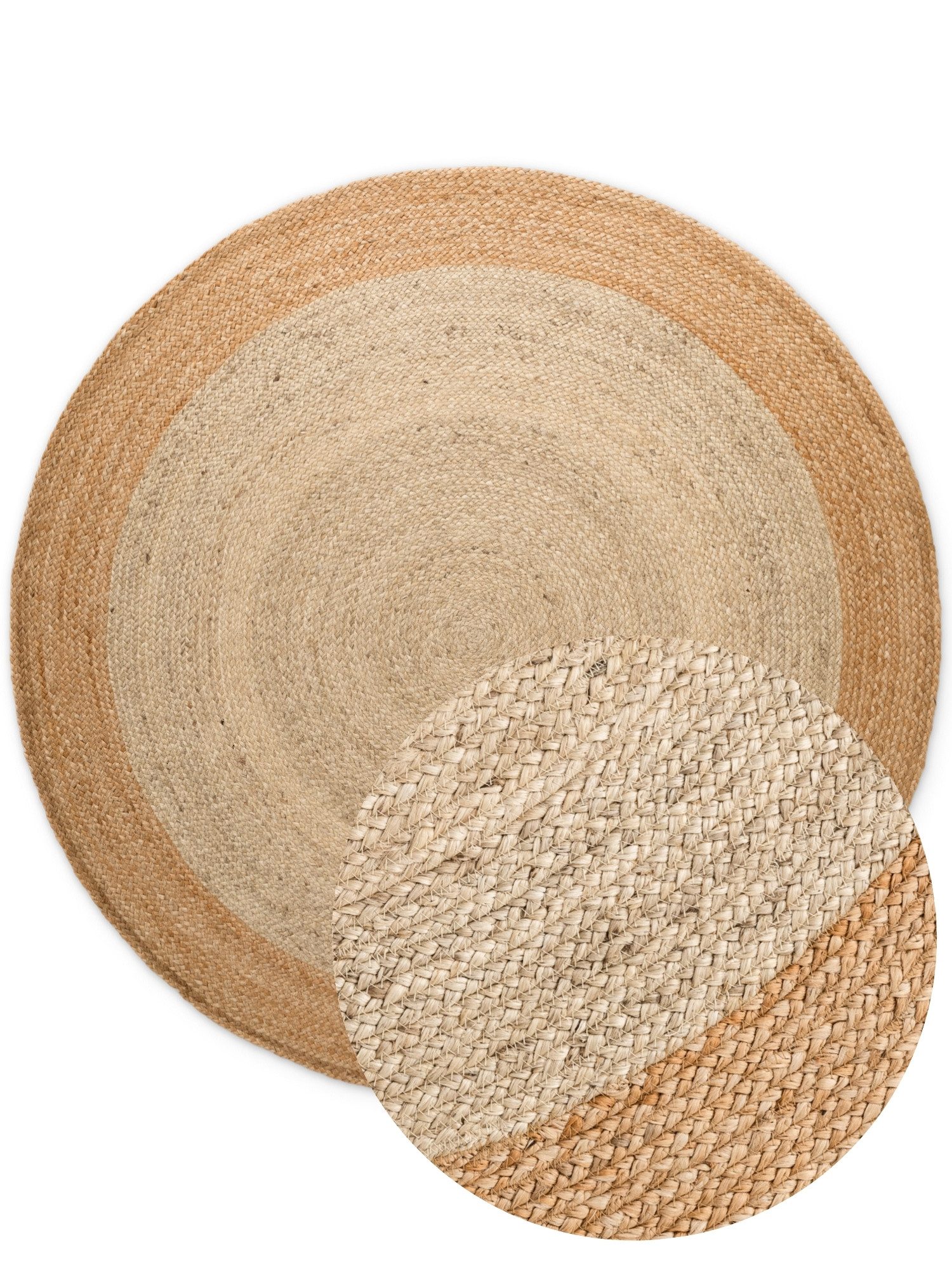 HANSE Home Teppich »Jutta Juteteppich«, rund, 9 mm Höhe, 100% Jutefaser, Na günstig online kaufen
