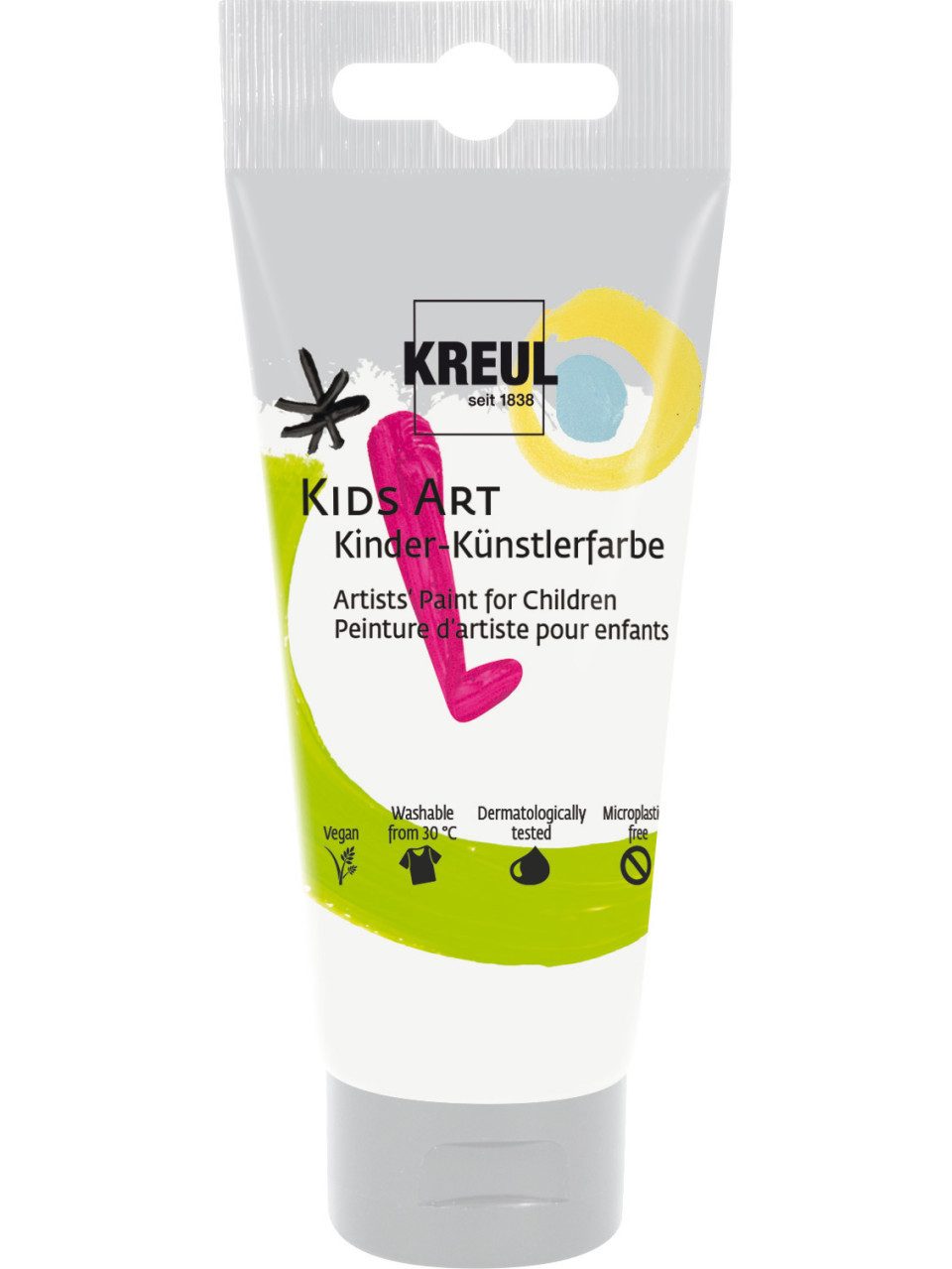 Kreul Bastelfilz Kreul Kids Art Kinder-Künstlerfarbe weiß Tube 75