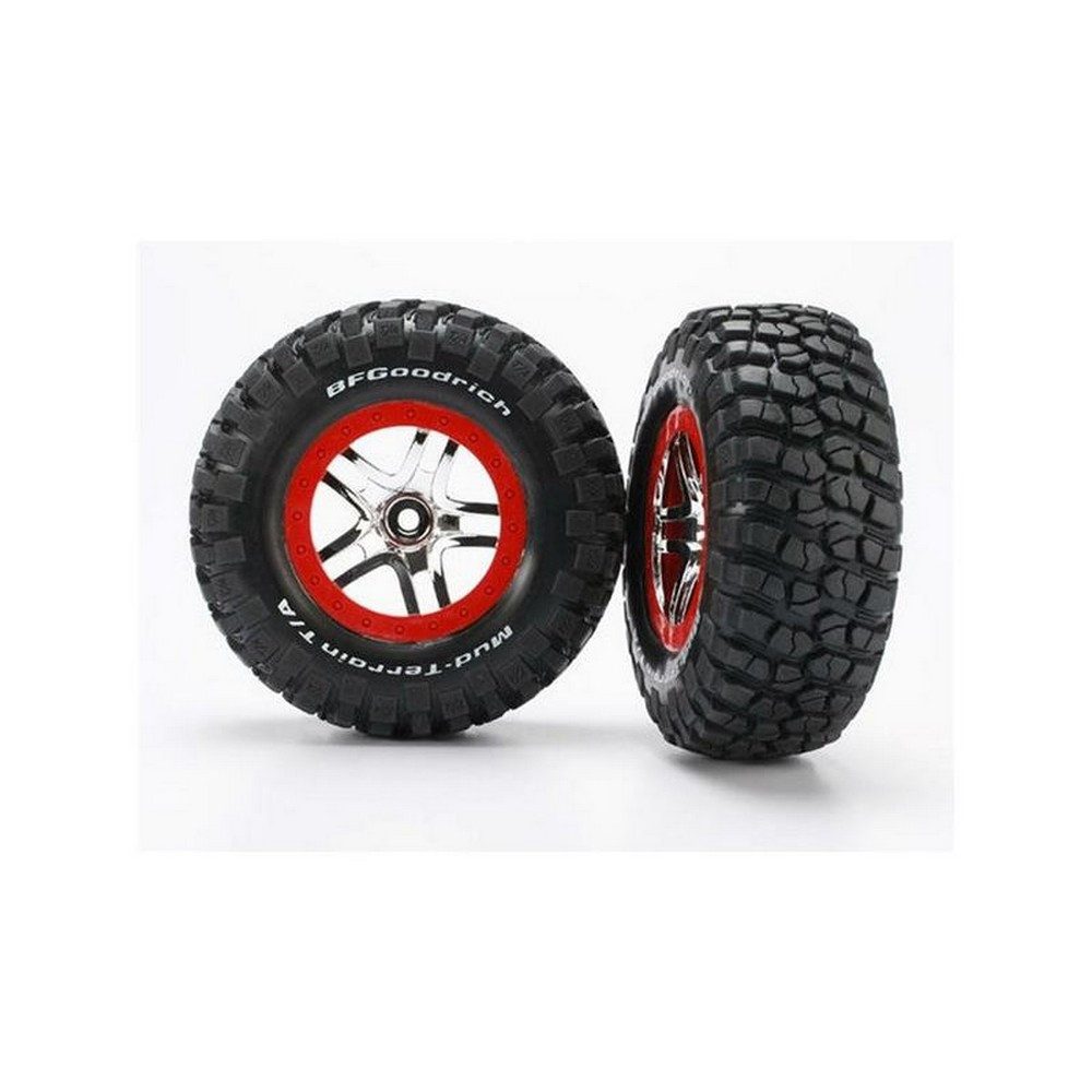 Modellbausatz 6873R Reifen auf Felge chrome