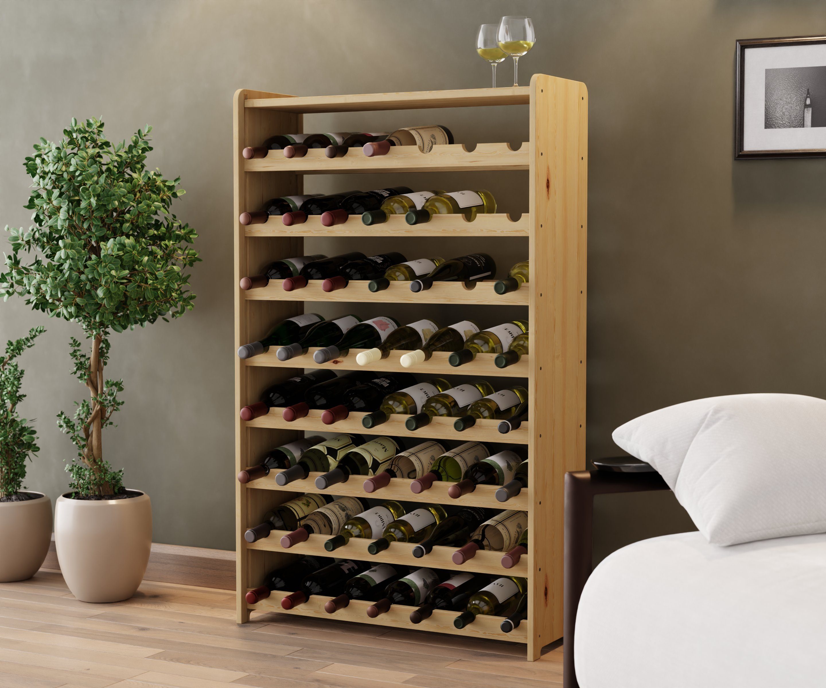 Lenmar Weinregal Weinregal Weinregal Holz Flaschenregal günstig online kaufen