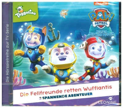 Leonine Hörspiel PAW Patrol - Die Fellfreunde retten Wufflantis, 1 Audio-CD