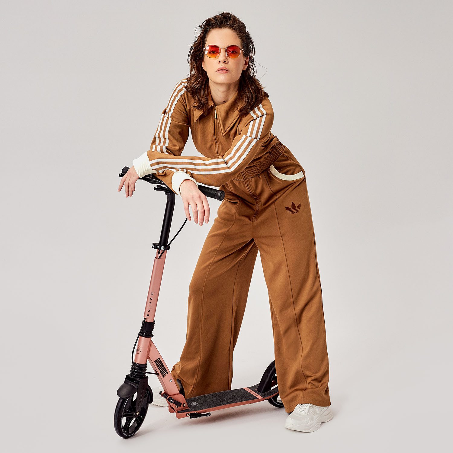 Movino Cityroller MOVINO COMFORT+ Stoßdämpfer Handbremse Tragegurt