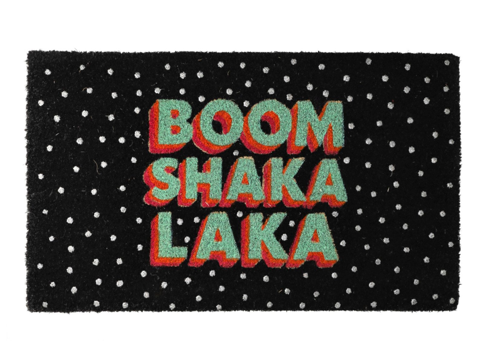 Giftcompany Fußmatte Fußmatte Boom Shaka Laka schwarz 45x75cm, Fußmatten