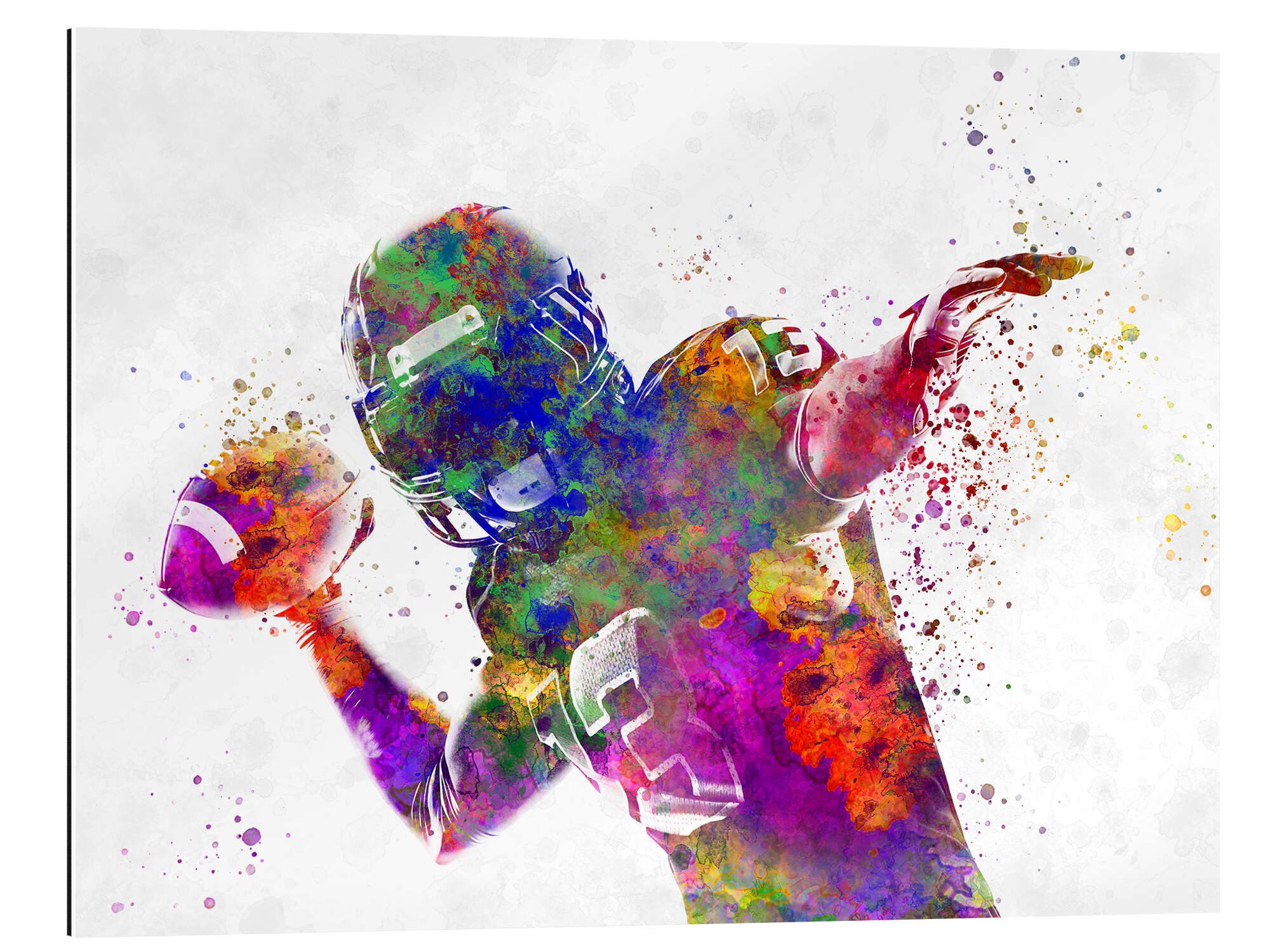 Posterlounge Wandbild American Football Spieler II, nobelart, erhältlich als Poster, Leinwandbild, Wandsticker oder Acrylglasbild