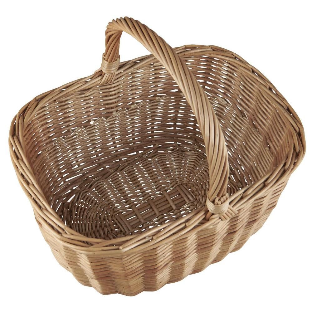 Ib Laursen Einkaufskorb Ib Laursen Korb Weide Natur (28x23x36 cm) günstig online kaufen