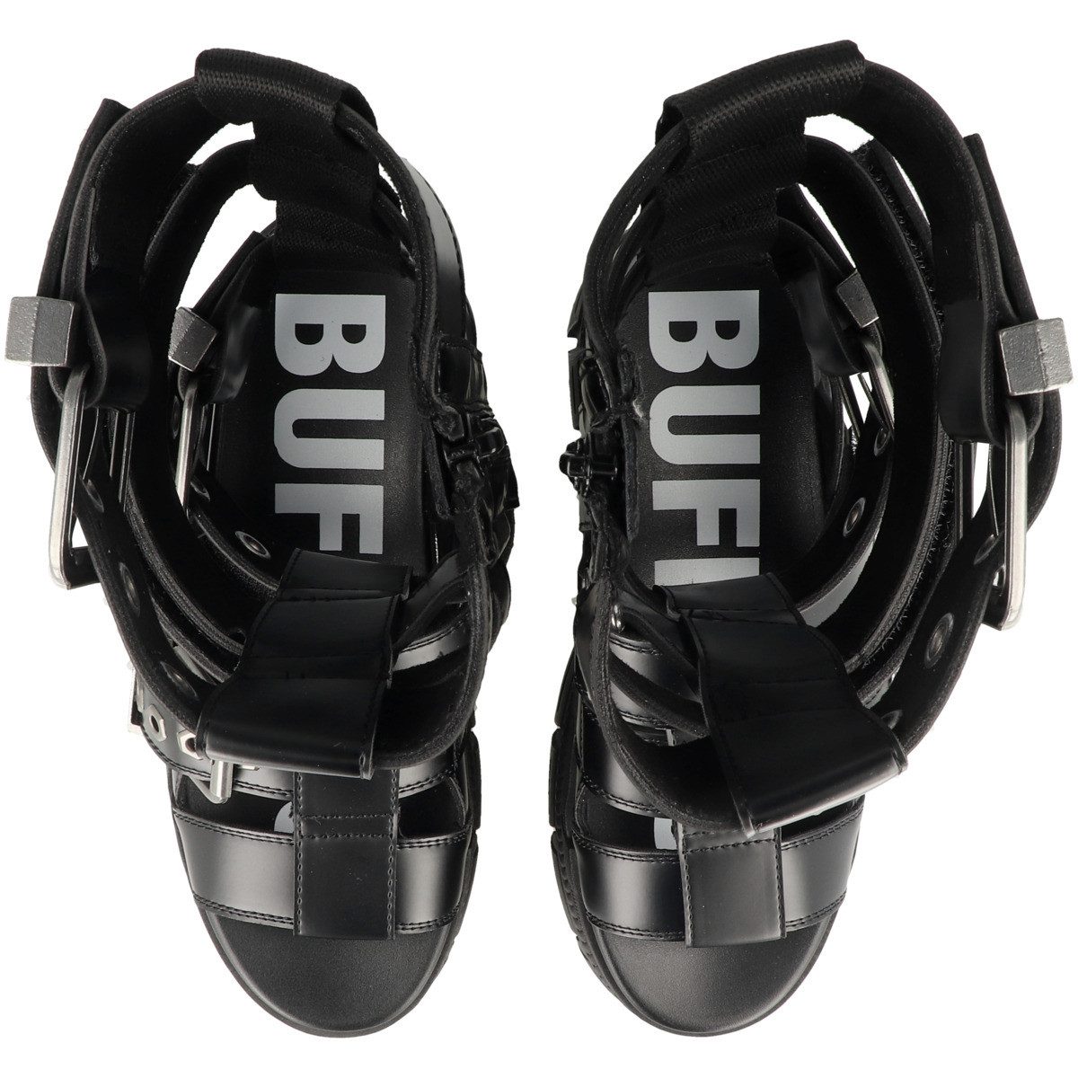 Buffalo Gospher Zeus Damen Sandale Sandaletten, Sommerschuhe, Badeschuhe, Riemchen, Schlappen