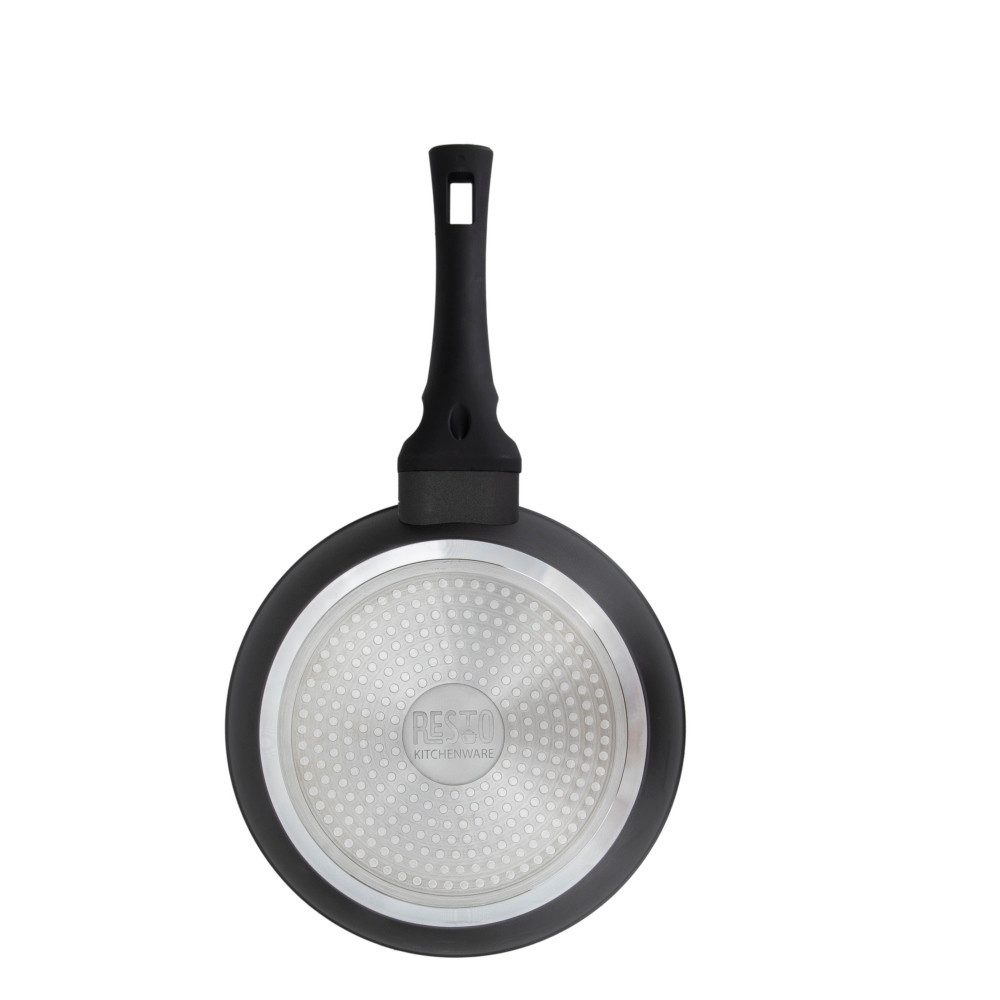 RESTO Kitchenware Bratpfanne Sagitta, Pfanne antihaftbeschichtet - non stick frying pan, Aluminium (1-tlg), mit einem ergonomischen, weichen Griff mit Hängeschlaufe