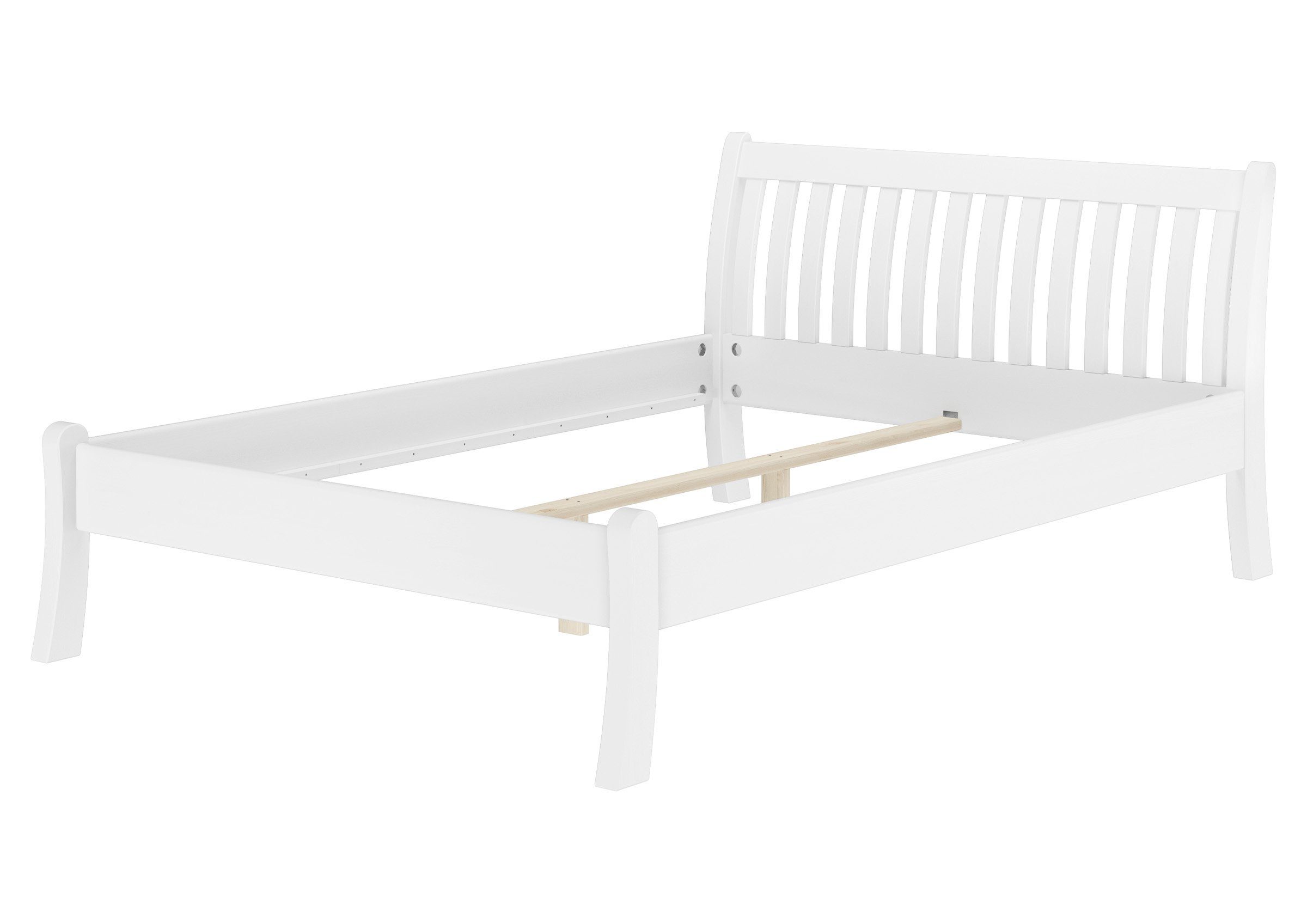 ERST-HOLZ Bett Weißes Geschwungenes Französisches Bett günstig online kaufen