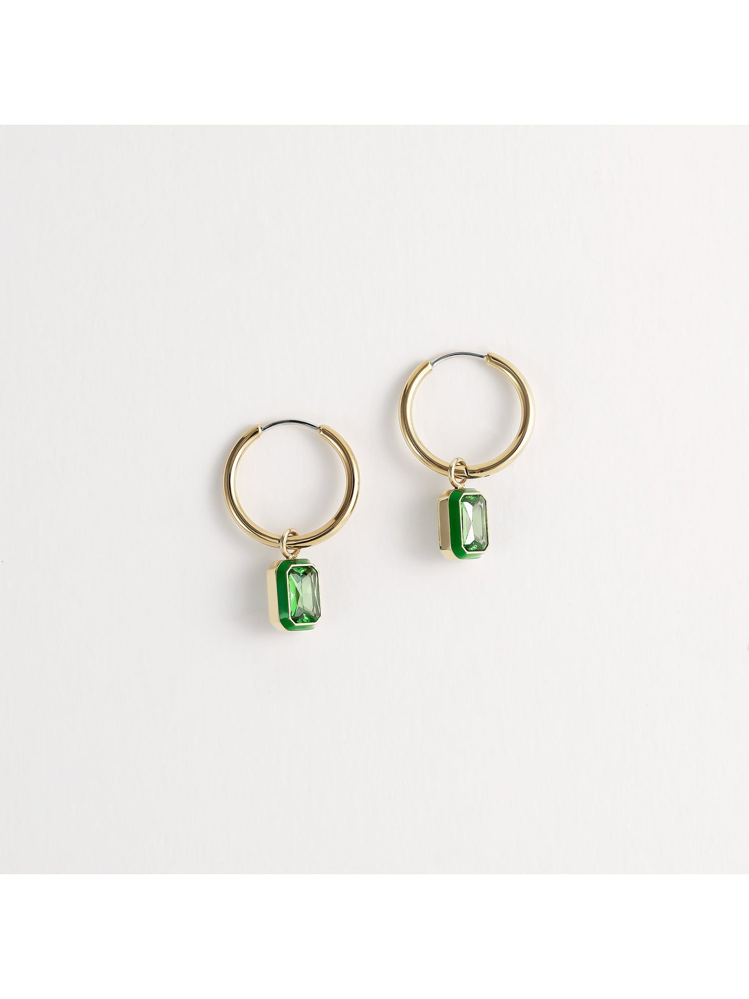 Esprit Paar Creolen ESPRIT Damen-Creolen Edelstahl, Farbstein 2 Zirkon (Paa günstig online kaufen