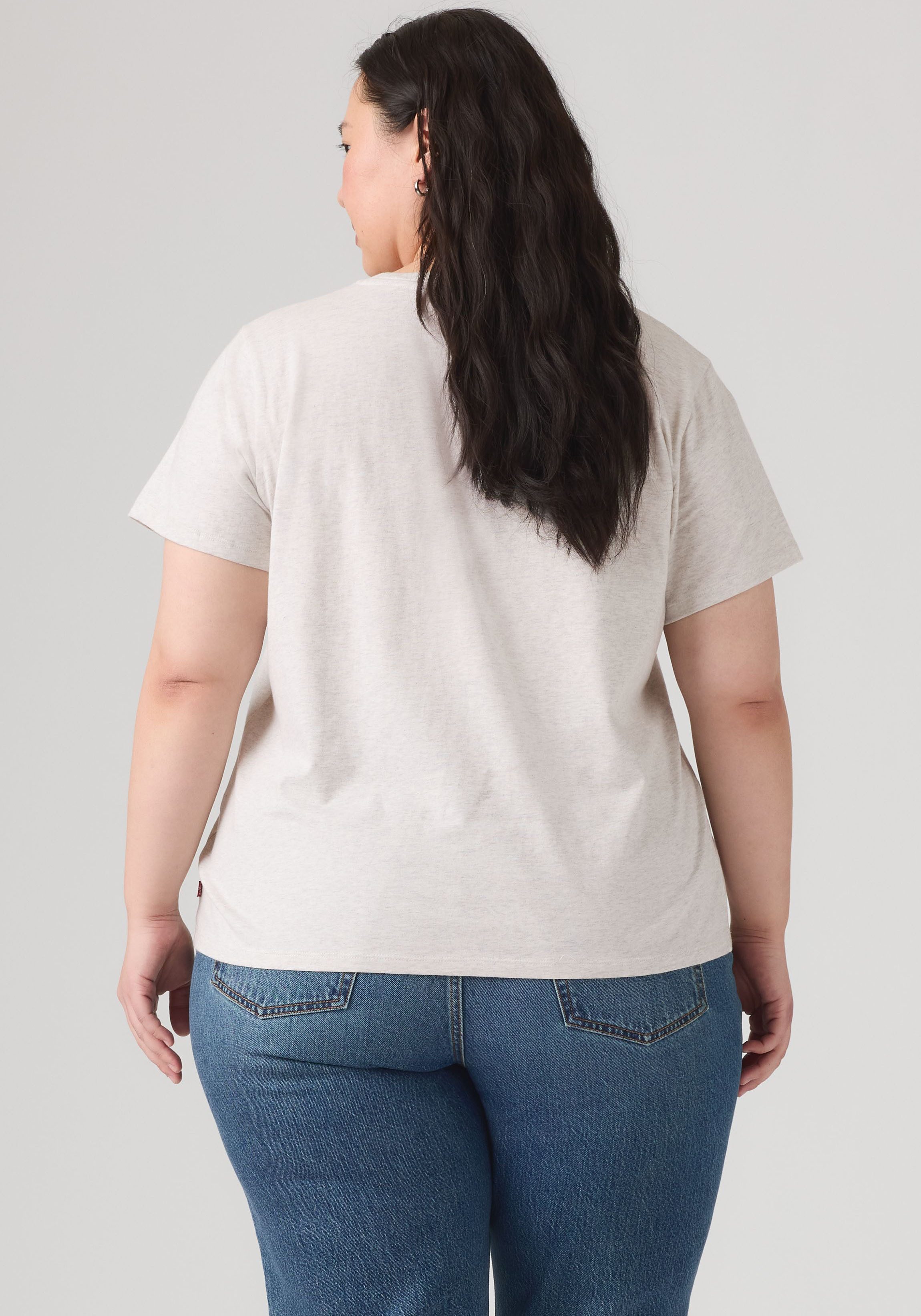 Levi's® Plus T-Shirt PL PERFECT TEE mit Logodruck – Bild 3 von 5