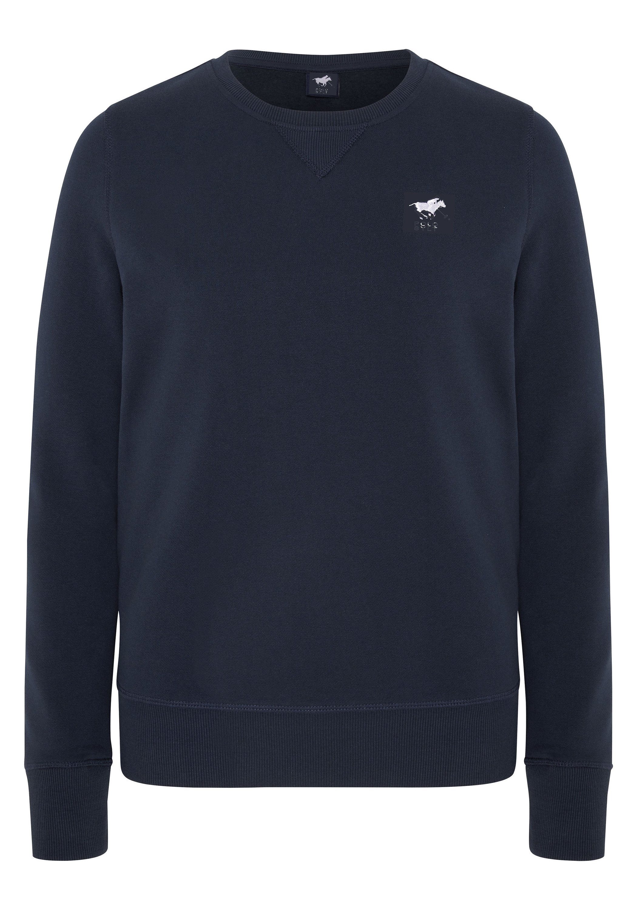 Polo Sylt Sweatshirt mit Label-Stitching