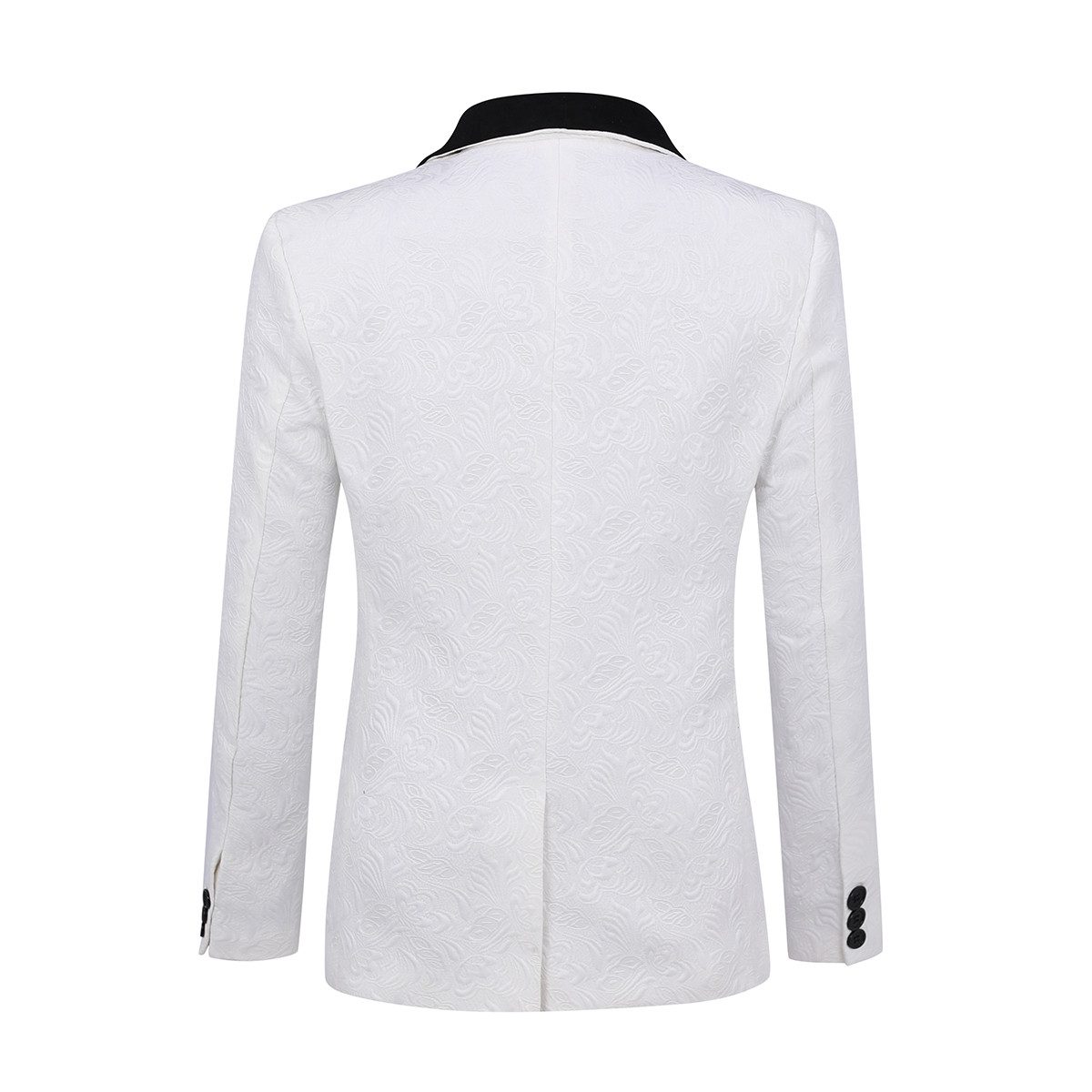 Allthemen Smoking (3 tlg) eleganter Herrenanzug Slim Fit Anzüge mit einem Knopf