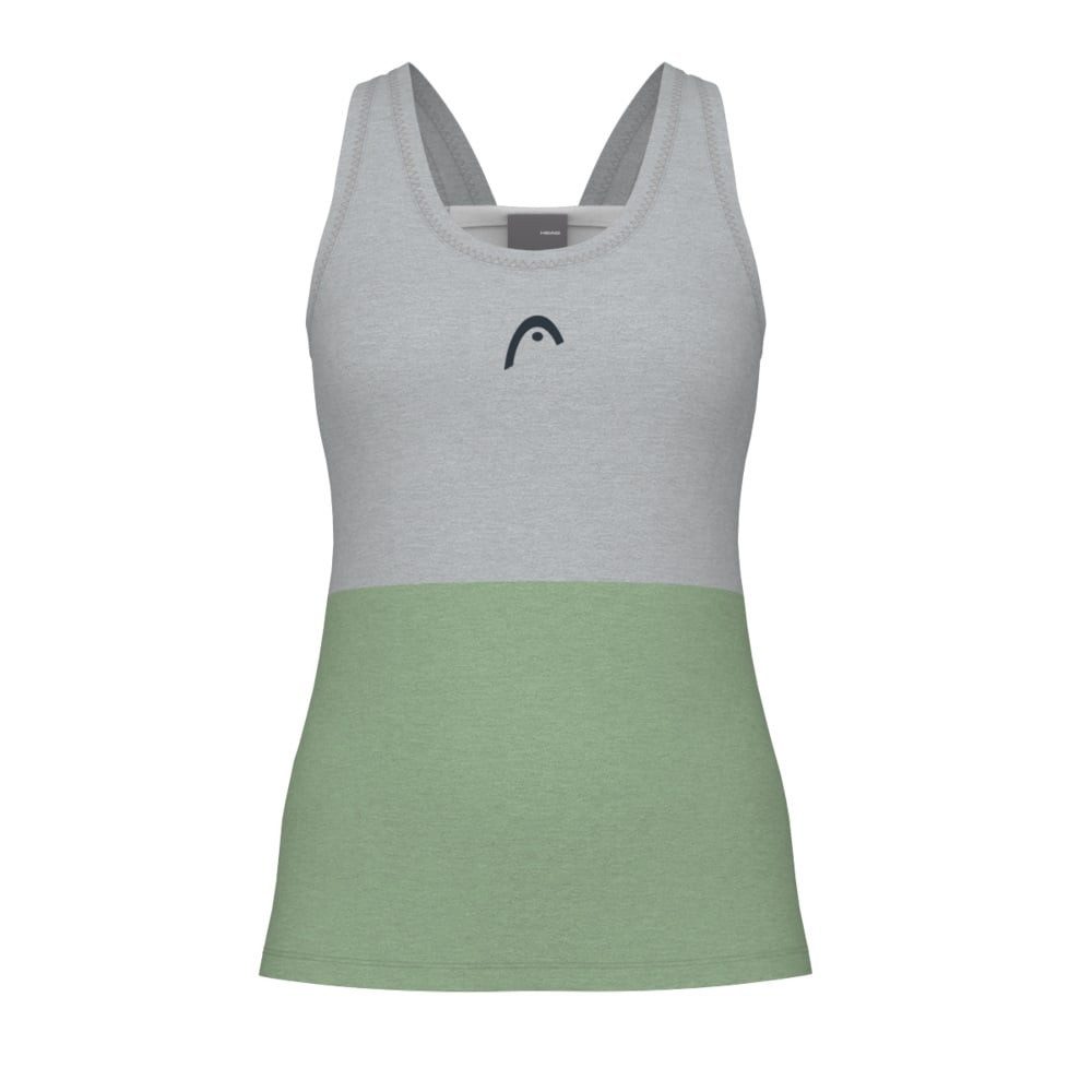 Tanktop Tennis-Tank Top Play Tech - grün/grau/weiss Damen