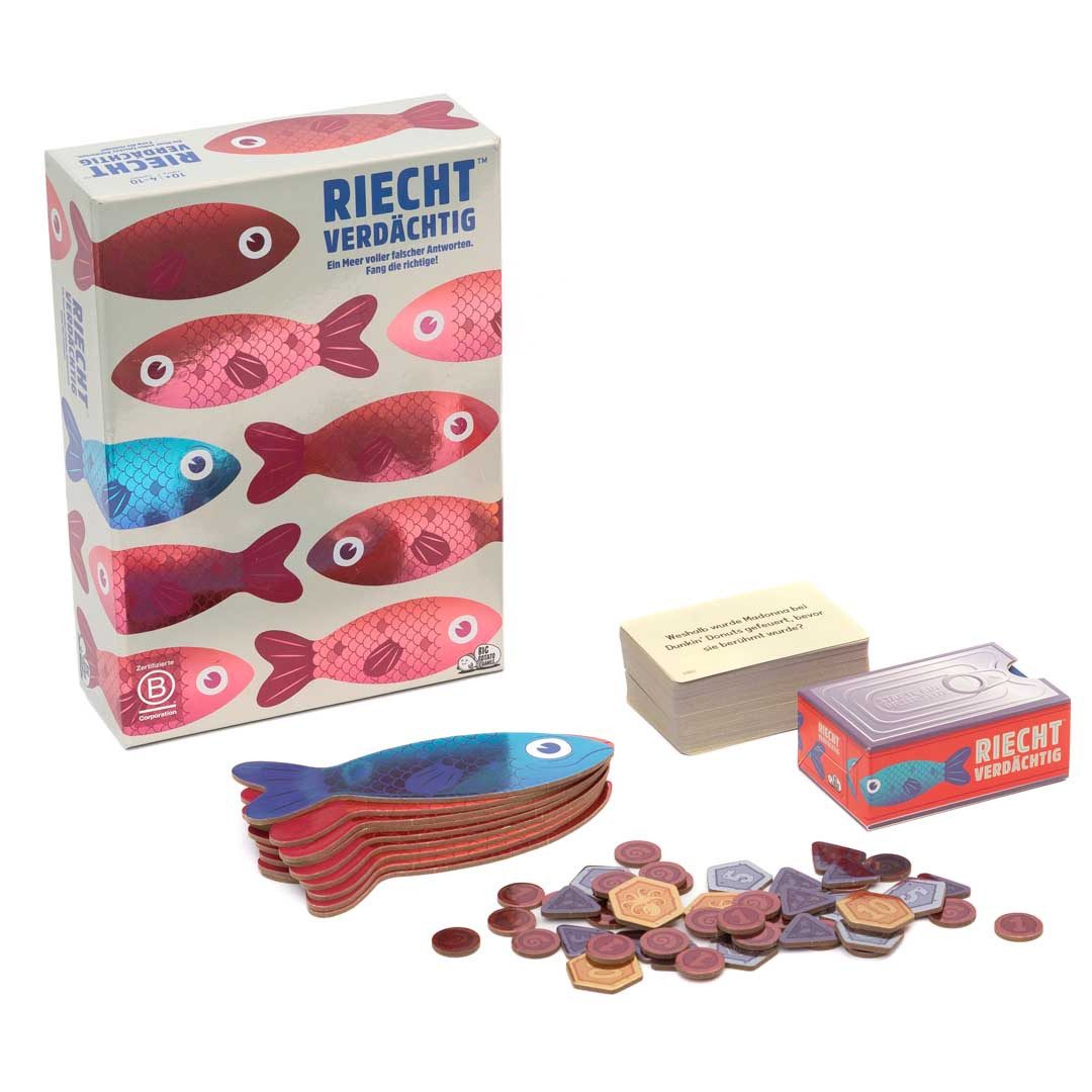 Big Potato Spiel Riecht Verdächtig, Bluffspiel
