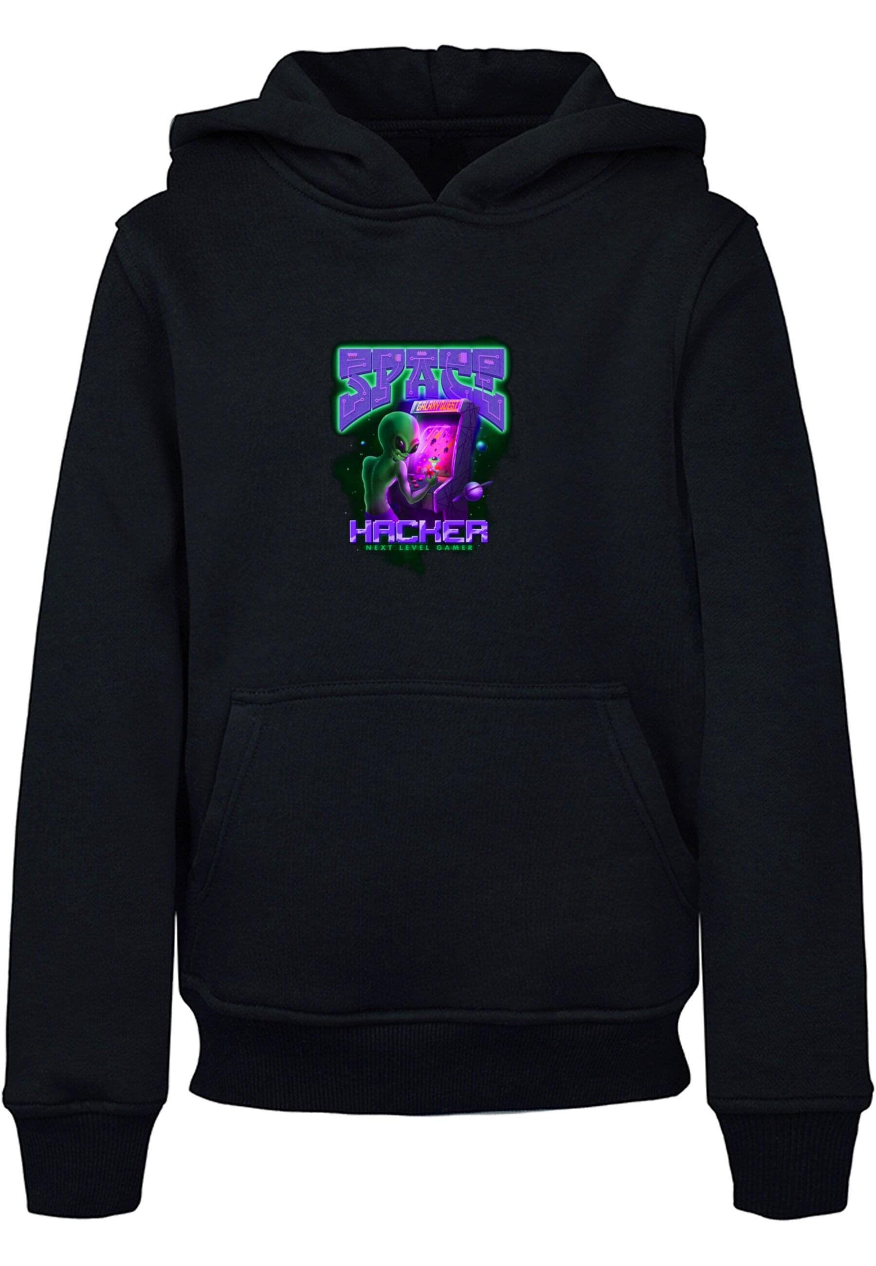 MisterTee Kapuzensweatshirt MisterTee Herren Kids Space Hacker Hoody (1-tlg)