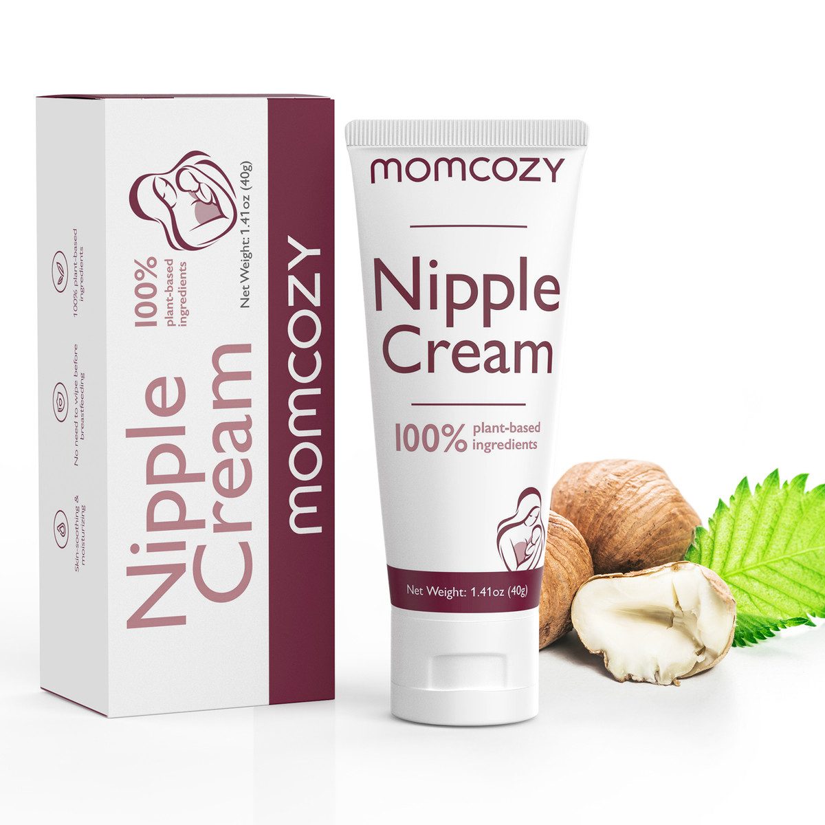 Momcozy Elektrische Milchpumpe Nipple Cream, 1-tlg.