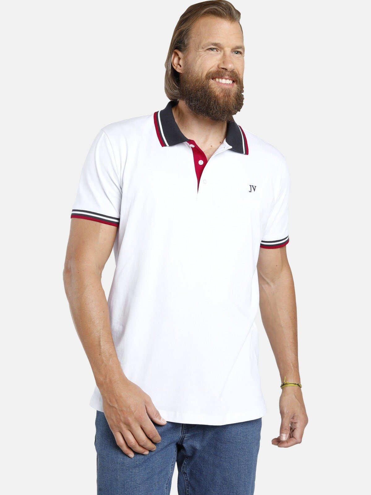 Jan Vanderstorm Poloshirt JOHAN in zwei günstig online kaufen
