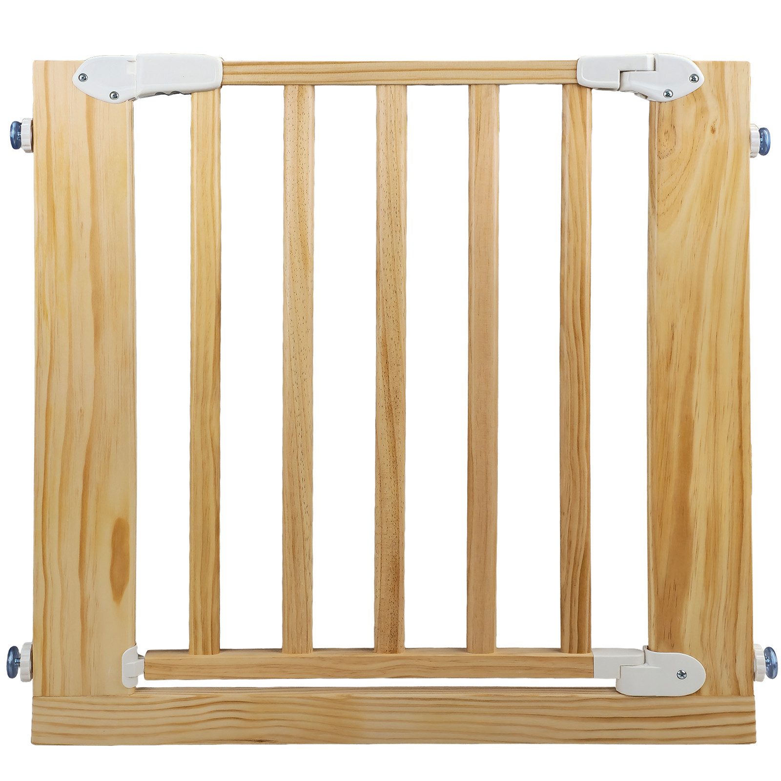 RAMROXX Treppenschutzgitter 75-85cm Türgitter Echtholz RAMROXX Kindersicherung 77cm Hoch