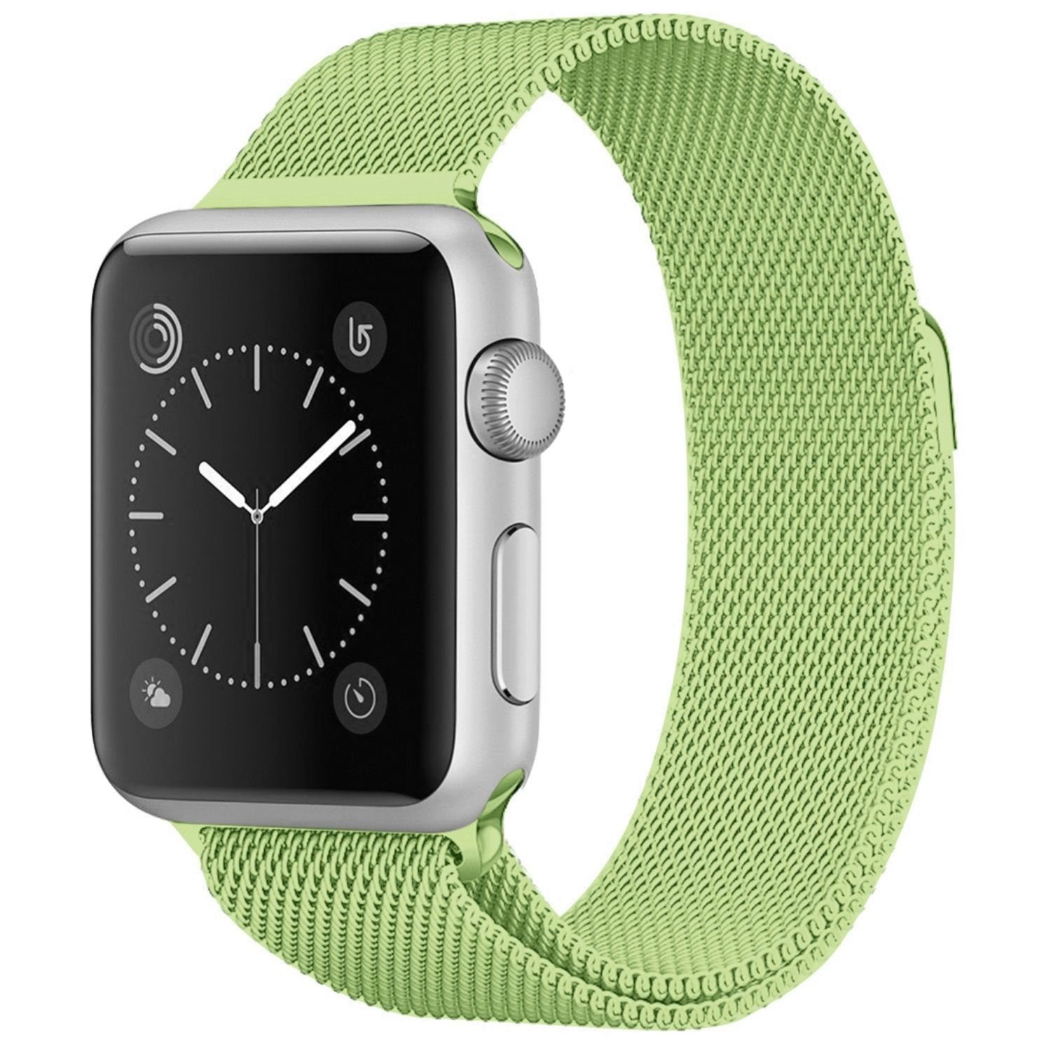 Ersatz 38 Mintgrün 42 Design 3 Watch 7 4 6 Silikon SE Sport 45 44 8 für - König Band Series / Loop Apple 2 Smartwatch-Armband Armband 5 mm, / mm 1 45 mm