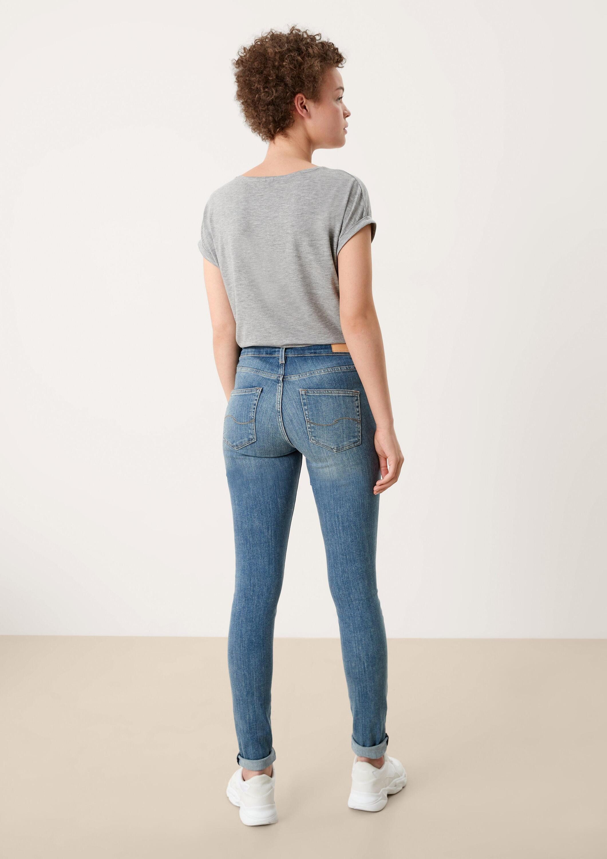 QS Skinny-fit-Jeans Jeans-Hose SADIE Jeans Sadie / Skinny Fit / Mid Rise / Skinny Leg