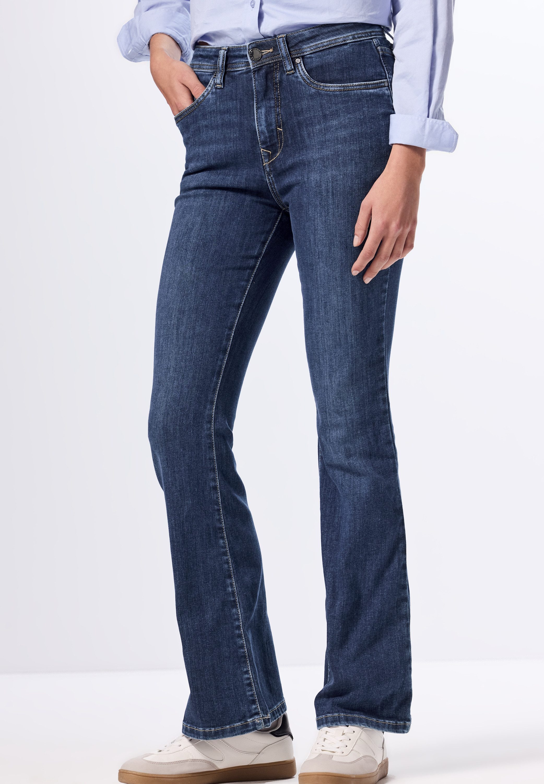 STREET ONE STUDIO Skinny-fit-Jeans High Waist. Reduzierter Preis € 44,99. Unverbindliche Preisempfehlung € 59,99