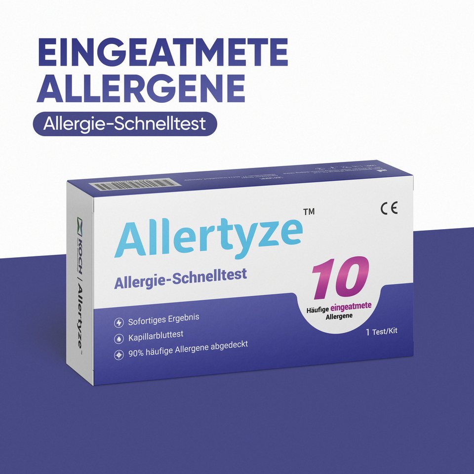 Björn&Schiller Bodentest Allertyze AllergieSchnelltest 10 Häufige