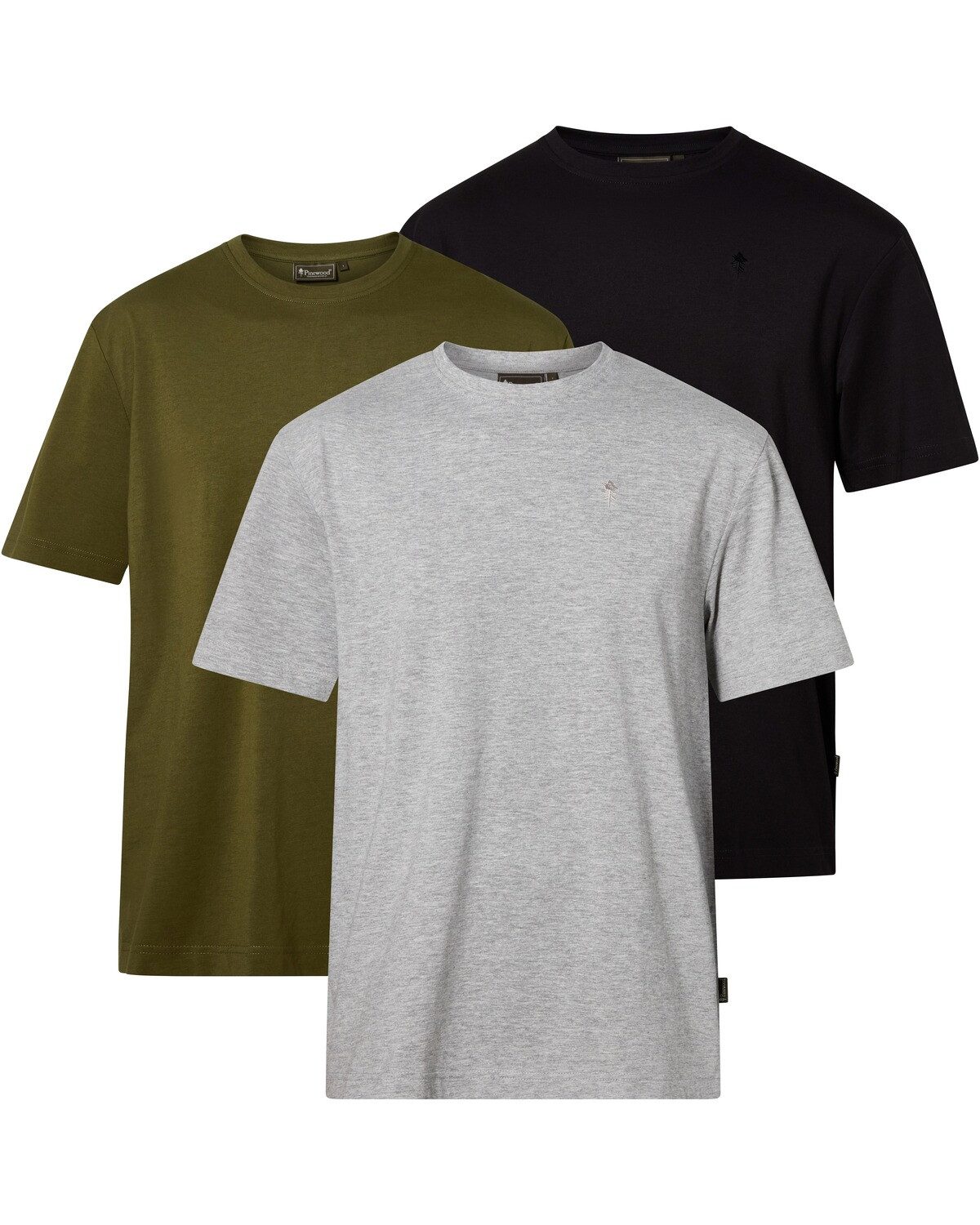 Pinewood T-Shirt T-Shirts, 3er-Pack