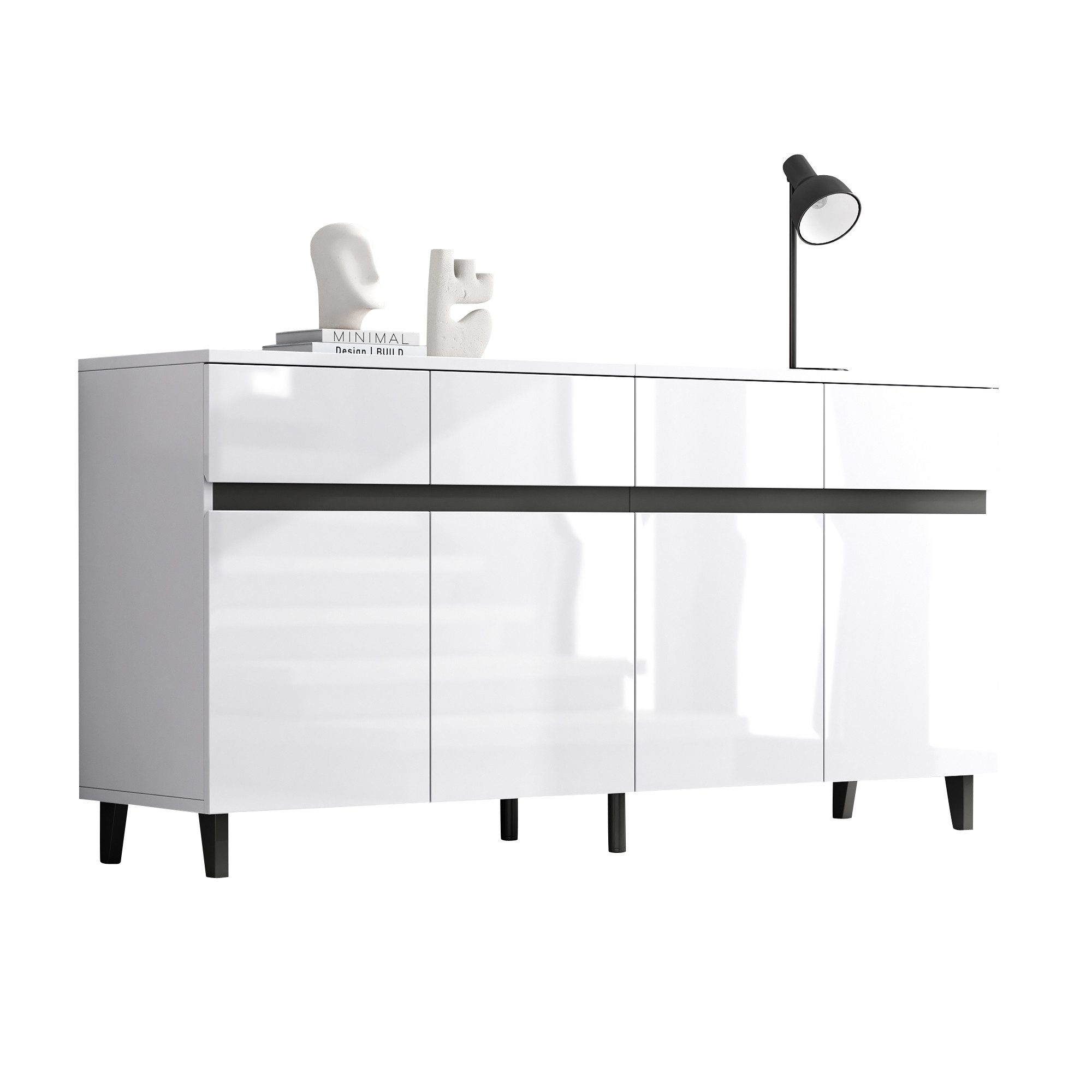 HAUSS SPOLE Sideboard Hochglanz Kommode mit günstig online kaufen