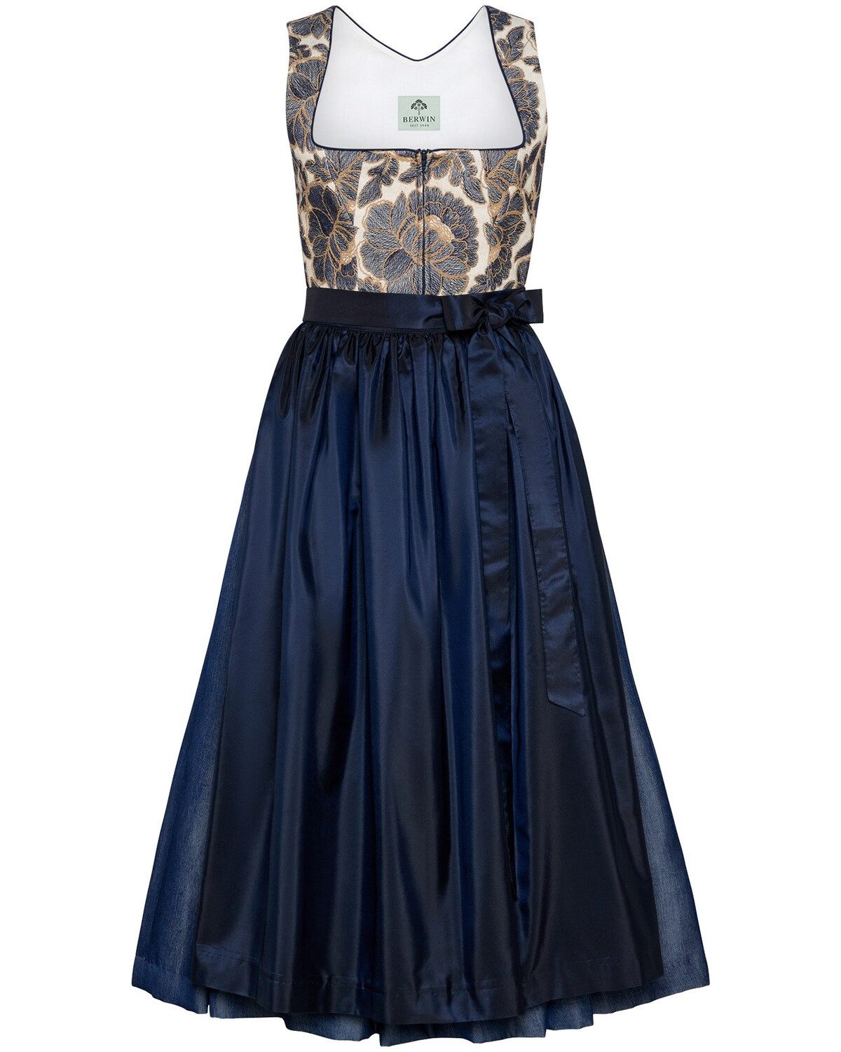 Berwin Dirndl Langes Dirndl mit Stickereien