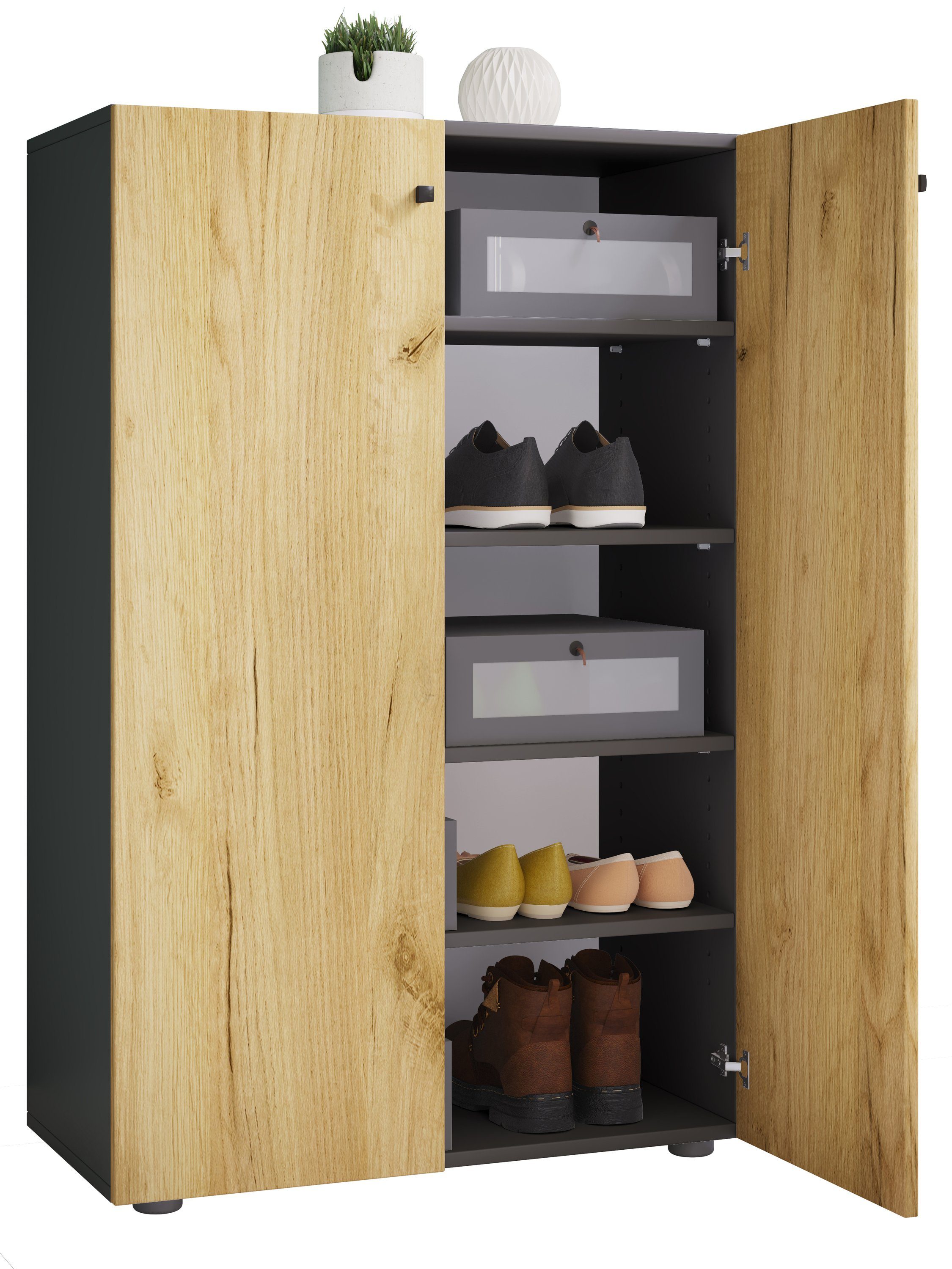 VCM Schuhschrank XL Holz Großer Schuhschrank günstig online kaufen