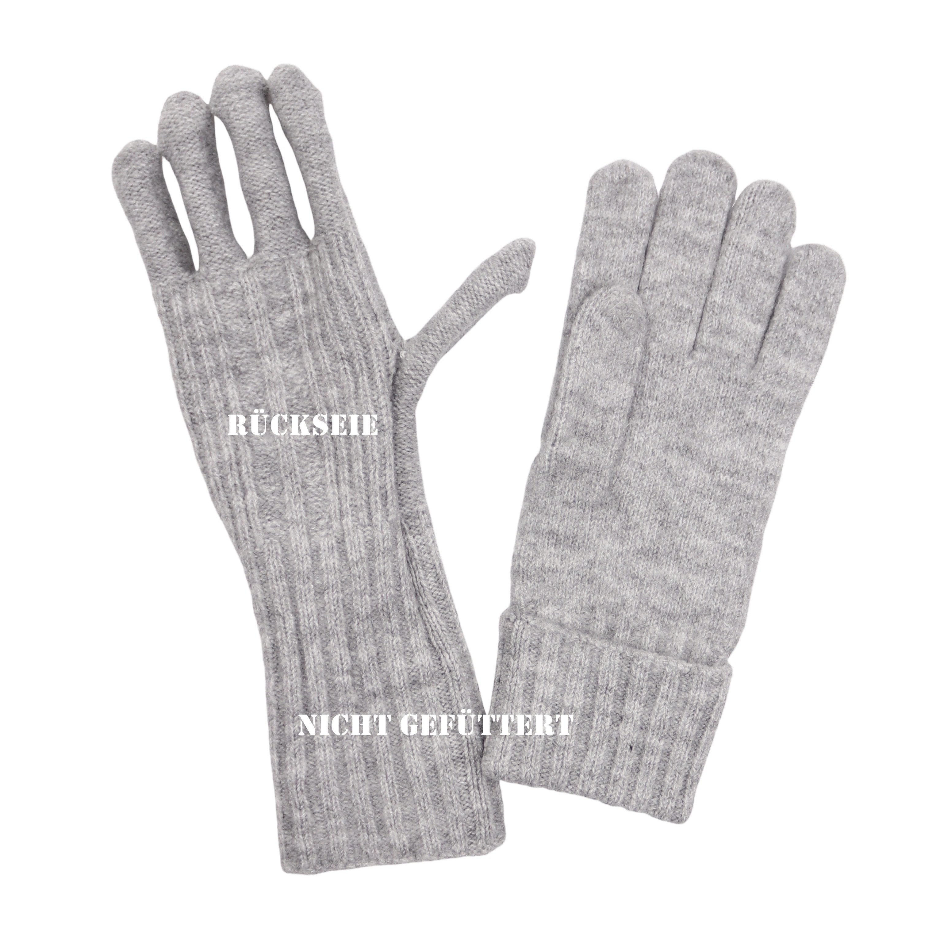 MIRROSI Strickhandschuhe Damen Handschuhe warm Weich, Einheitsgröße sehr weich und warm ideal für Herbst oder Winter – Bild 4 von 4