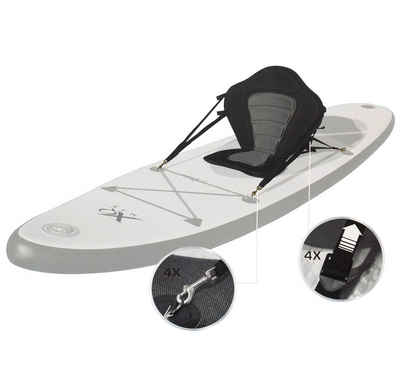 Trendyshop365 SUP-Rückenlehne Kajak-Sitz für Stand Up Paddleboard (1 St), Sitzfläche ca. 45x50cm, Rückenlehne ca. 38x32cm