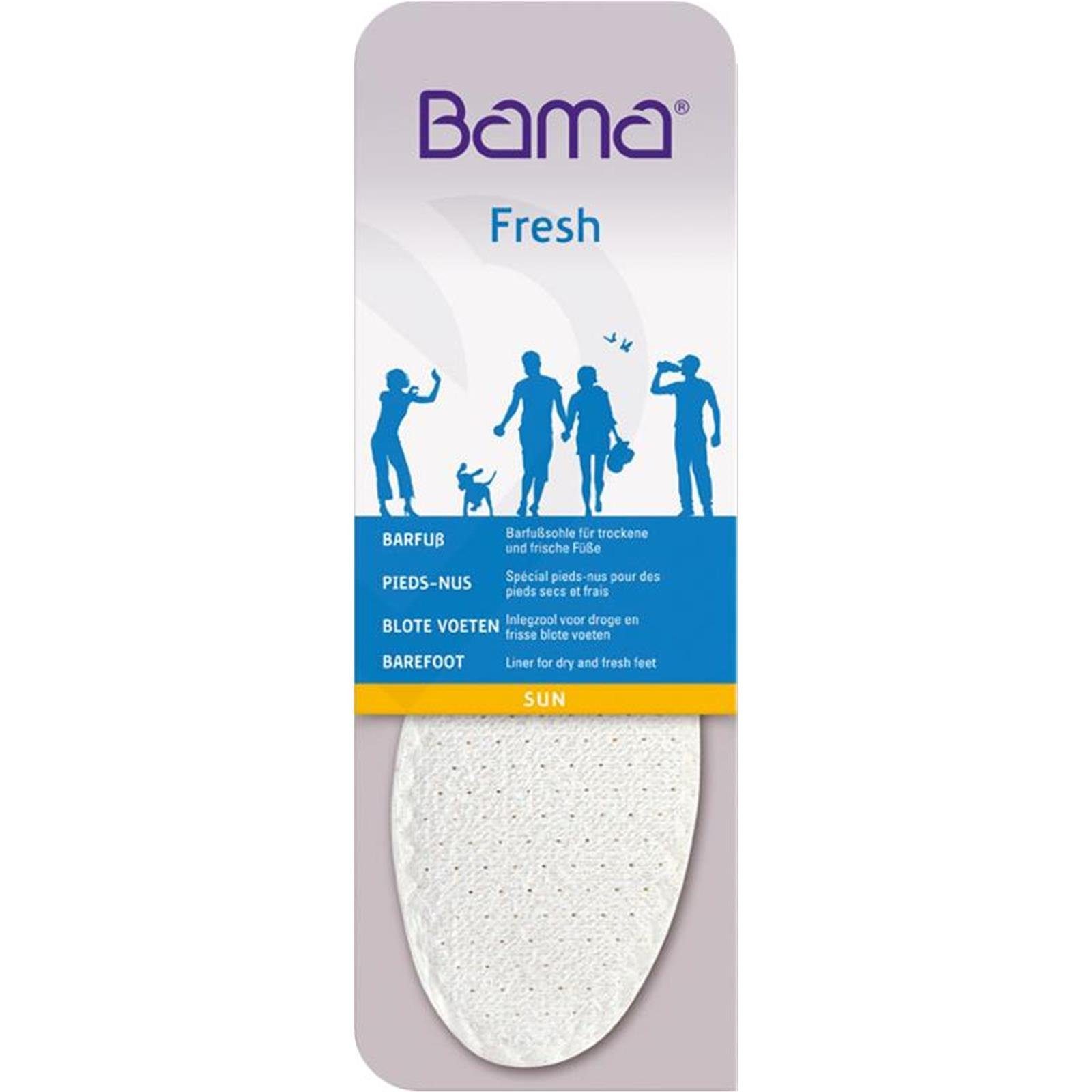 Bama Einlegesohlen SUNColor Barfuß-Sohle