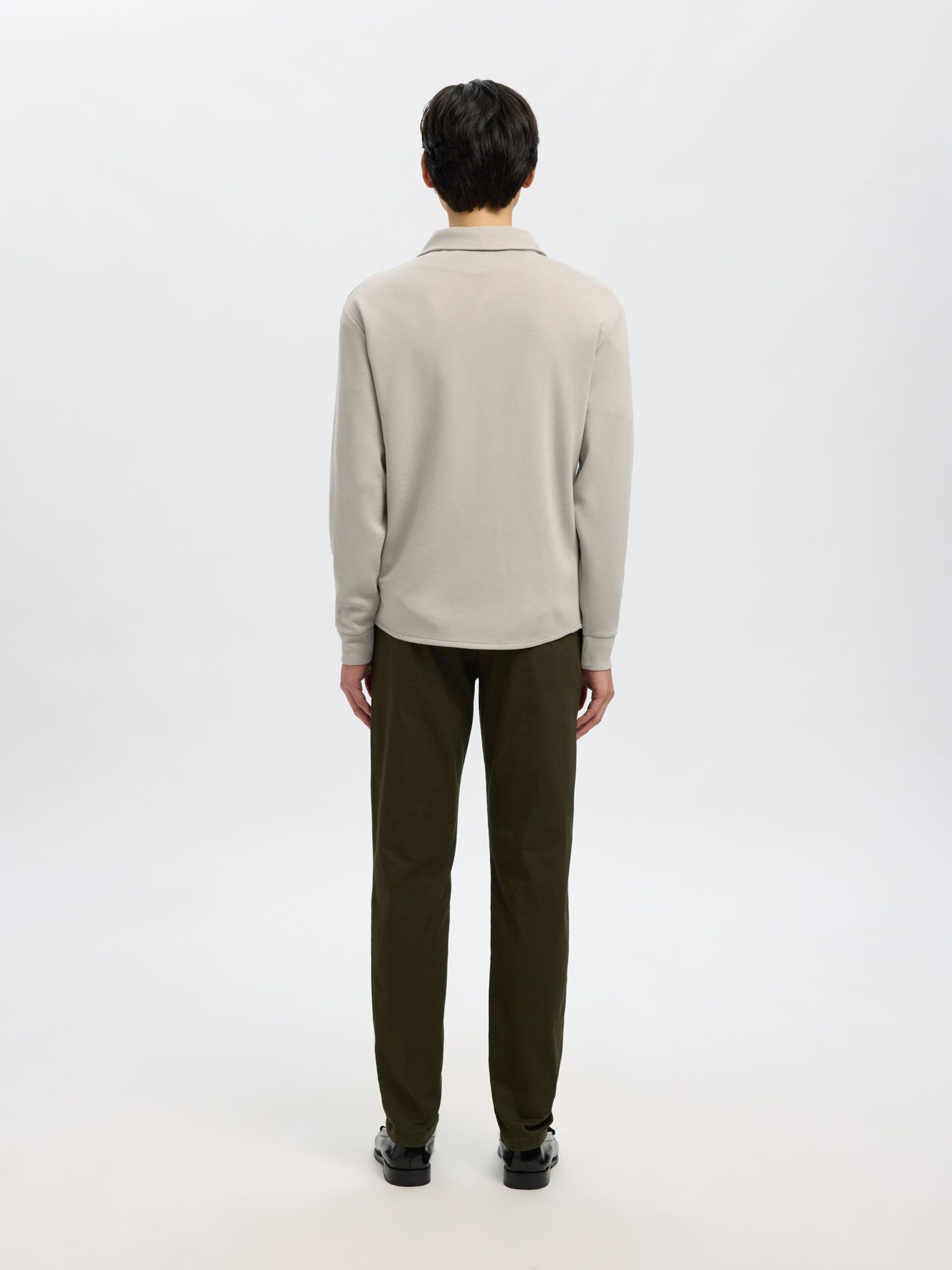 Selected Sweatjacke (1-tlg) Plain/ohne Details