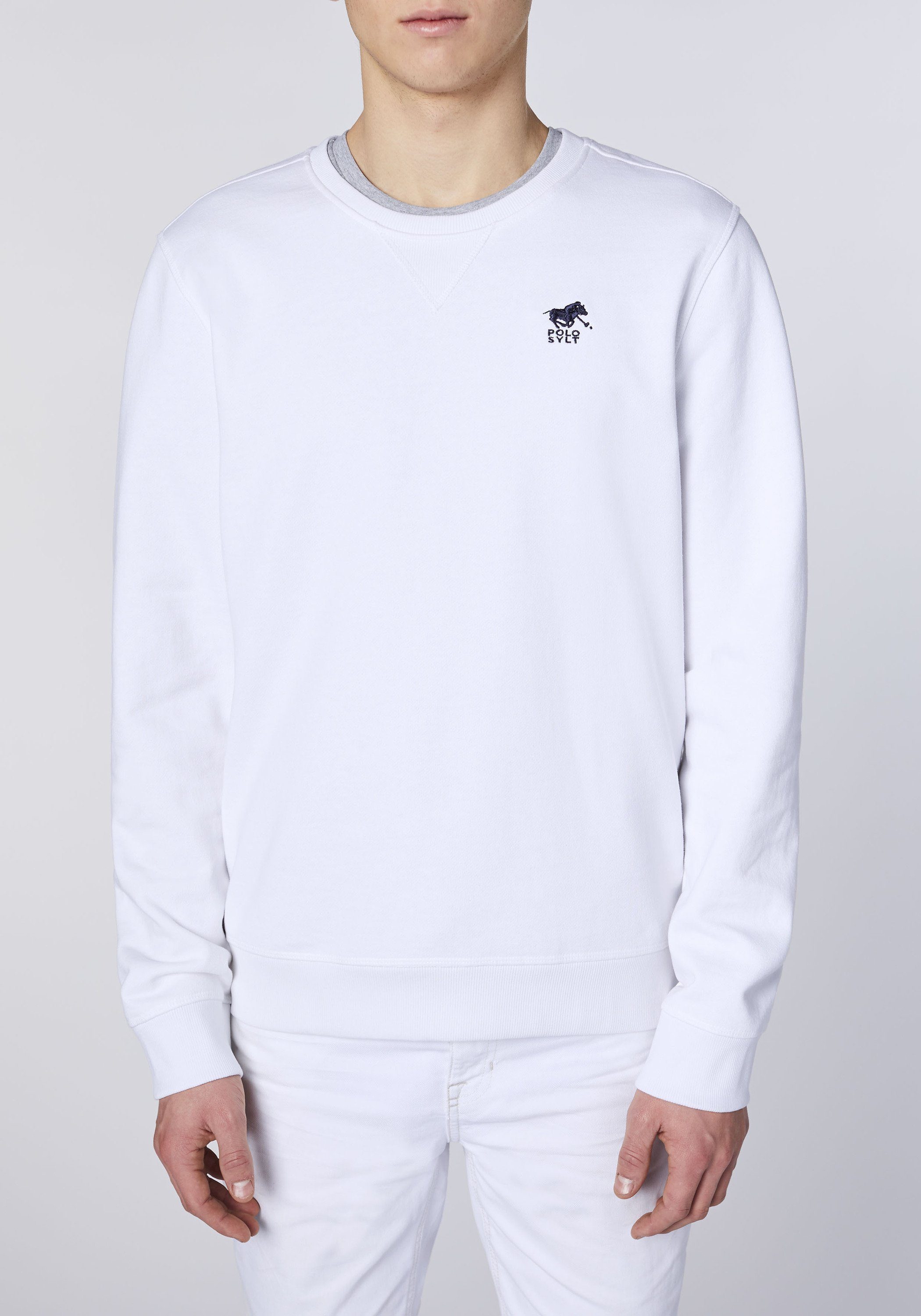 Polo Sylt Sweatshirt mit gesticktem Logo