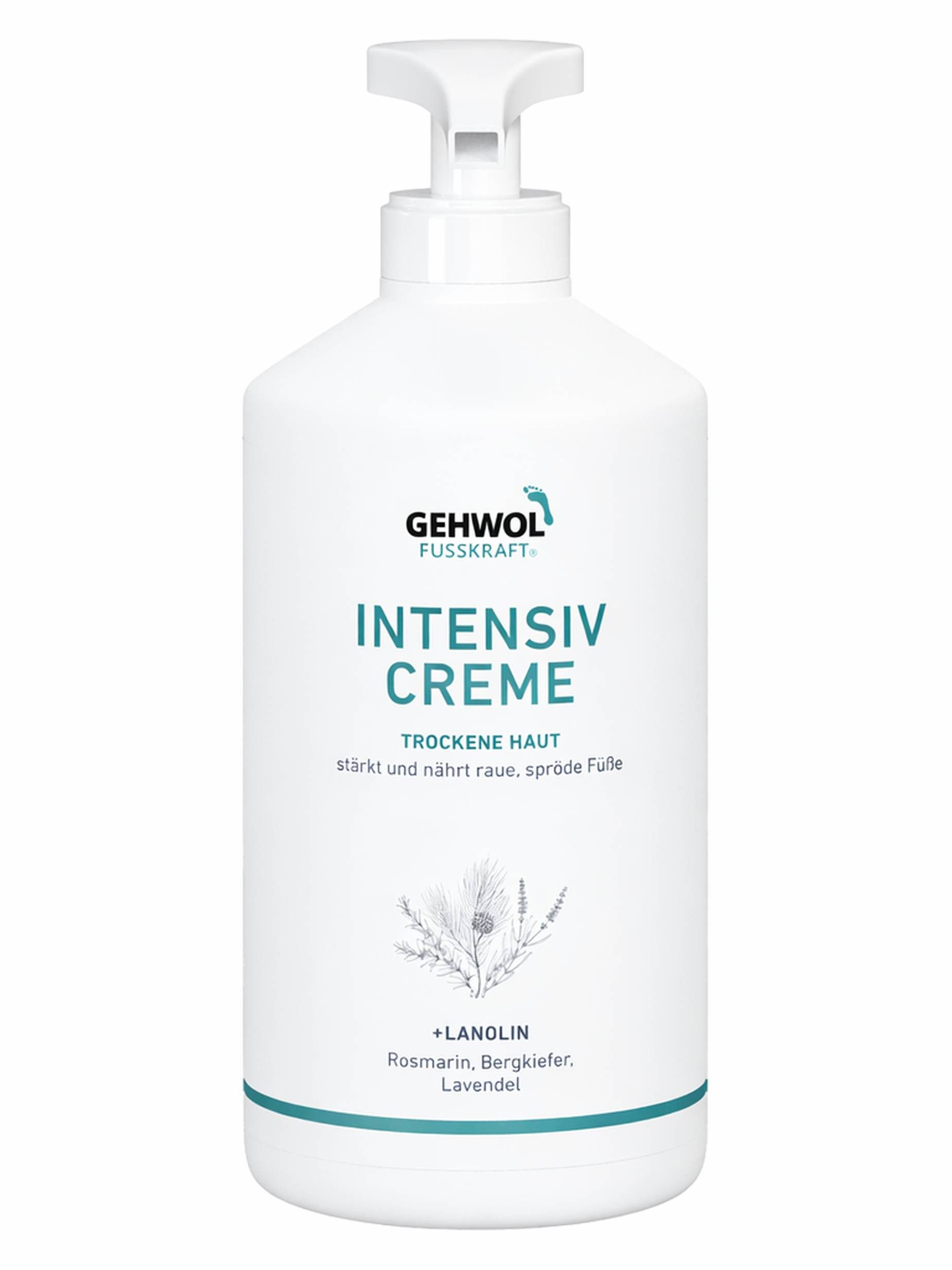 Eduard Gerlach GmbH Fußcreme GEHWOL Intensive Fußcreme für trockene und rissige Füße 500 ml Packung